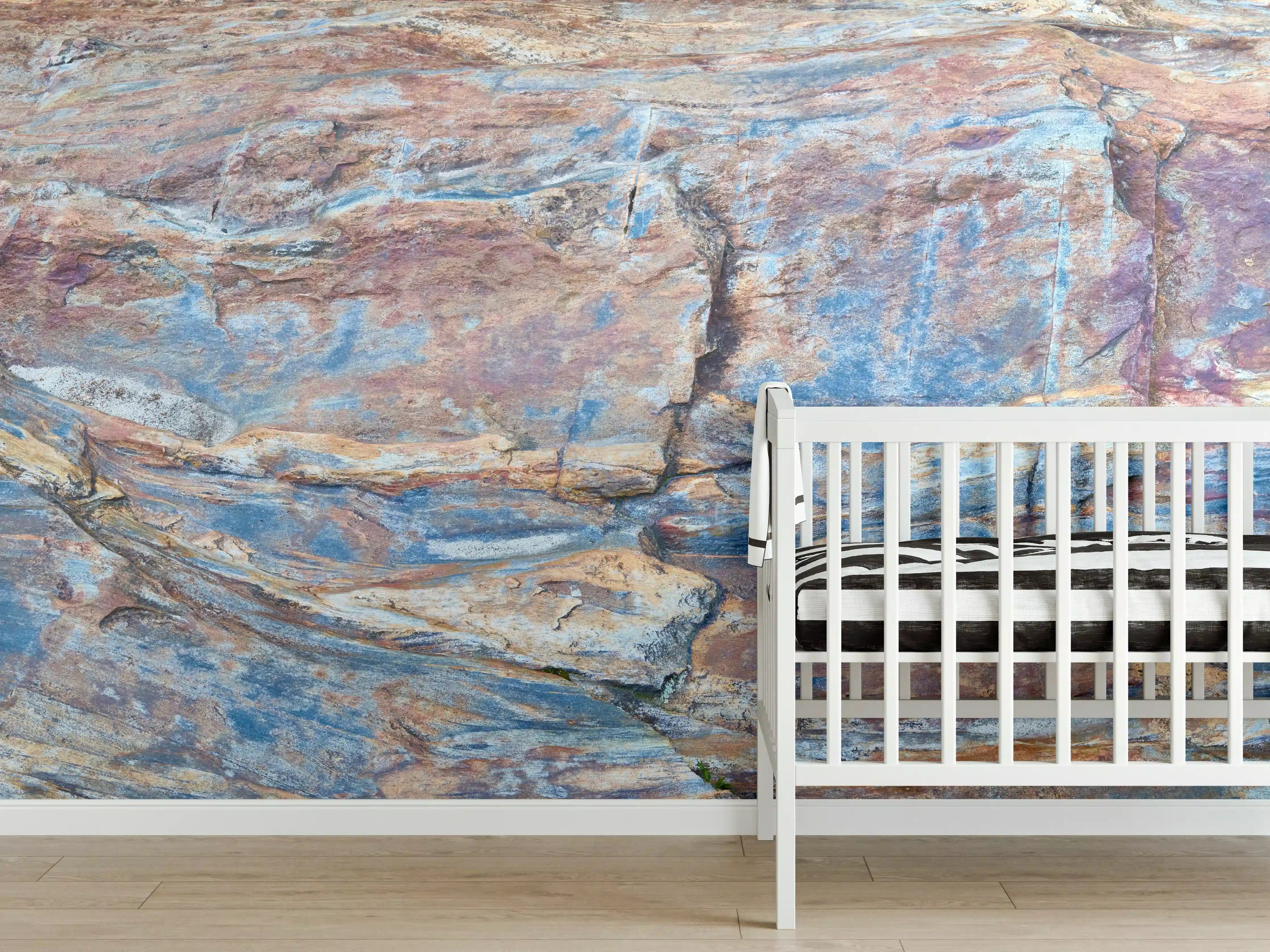 Babyzimmer Wandgestaltung - Nahaufnahme Verzasca River