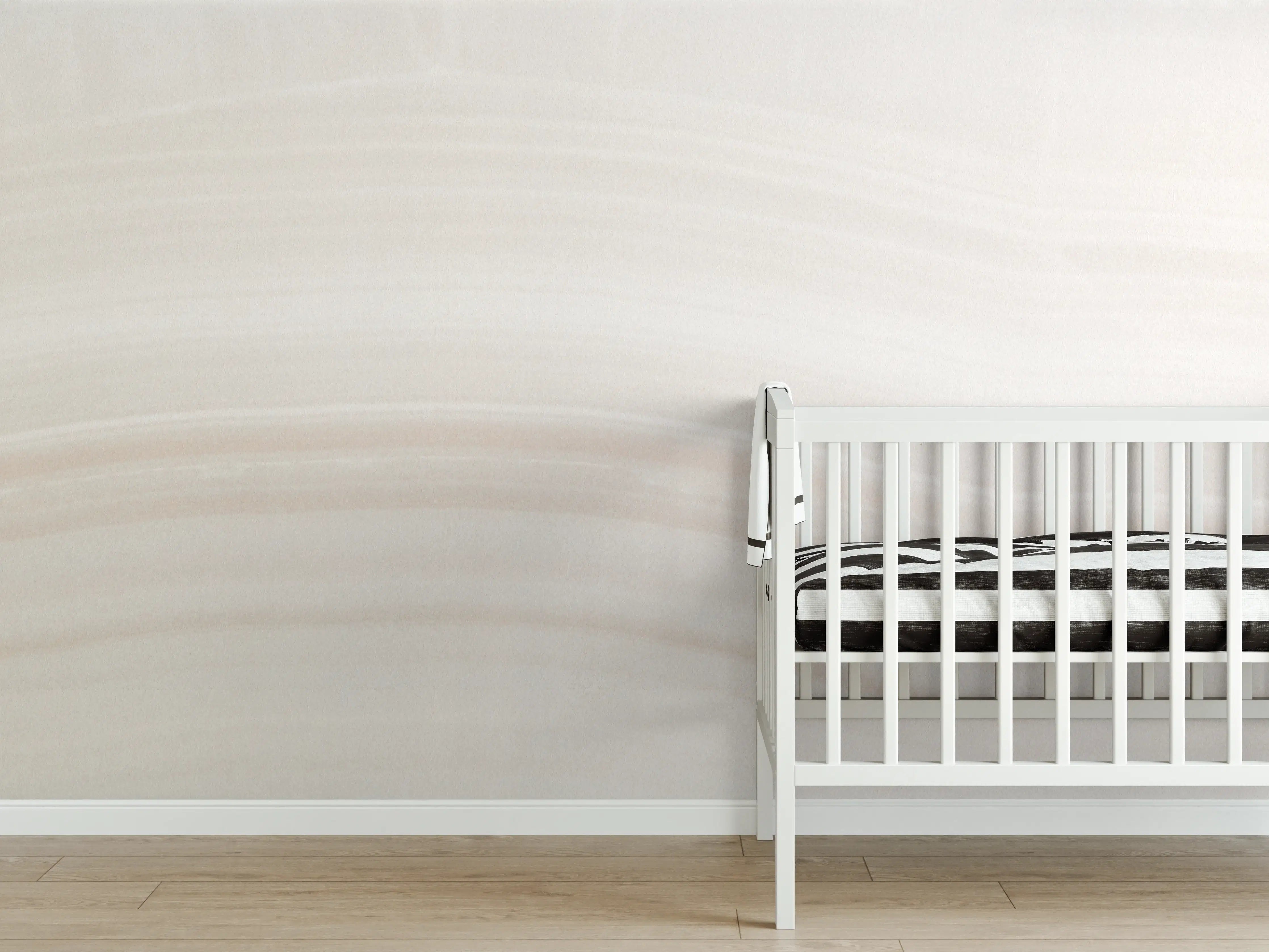 Babyzimmer Wandgestaltung - Natürliches Onyxmarmormuster