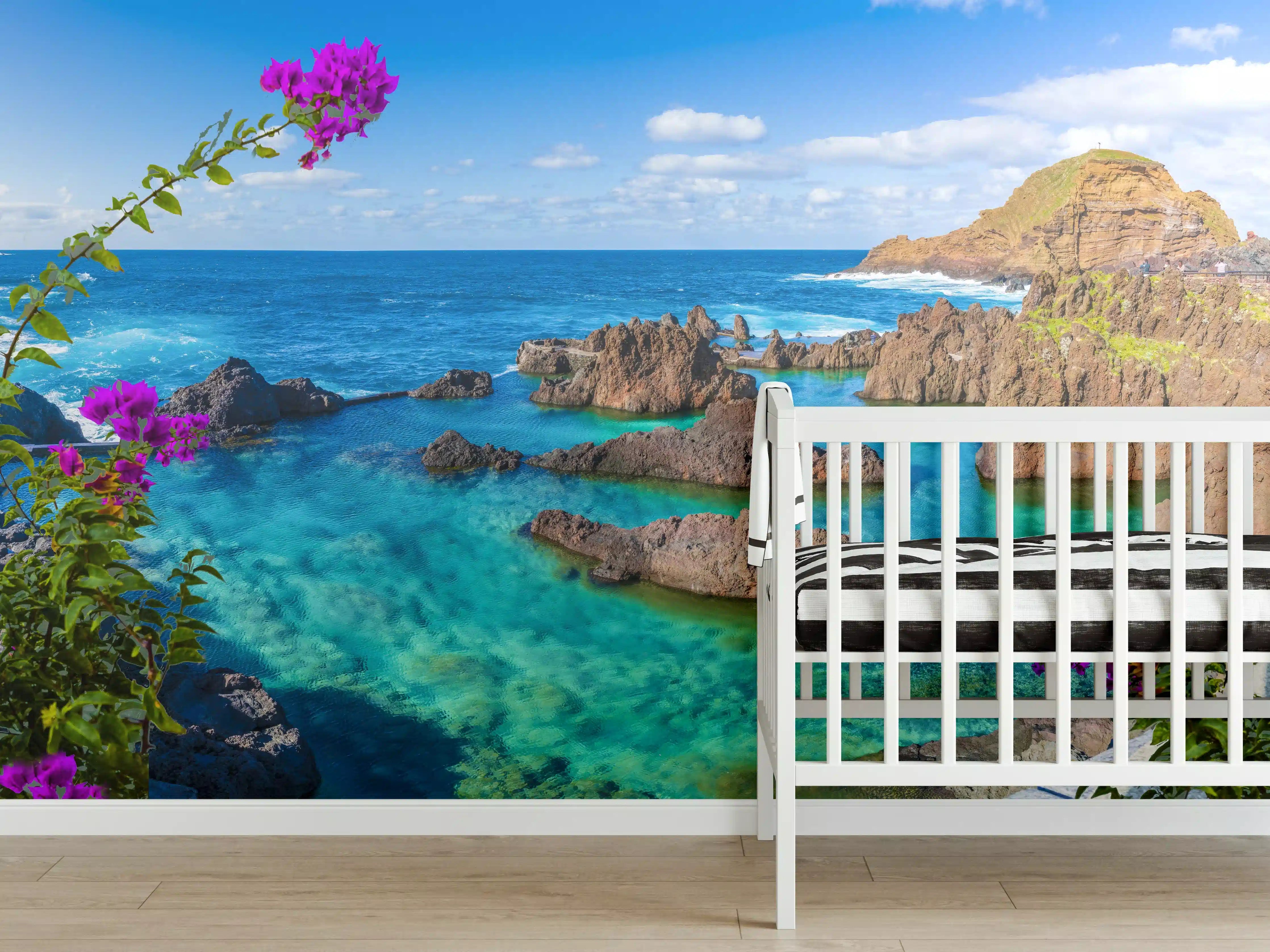 Babyzimmer Wandgestaltung - Naturpool in Porto Moniz