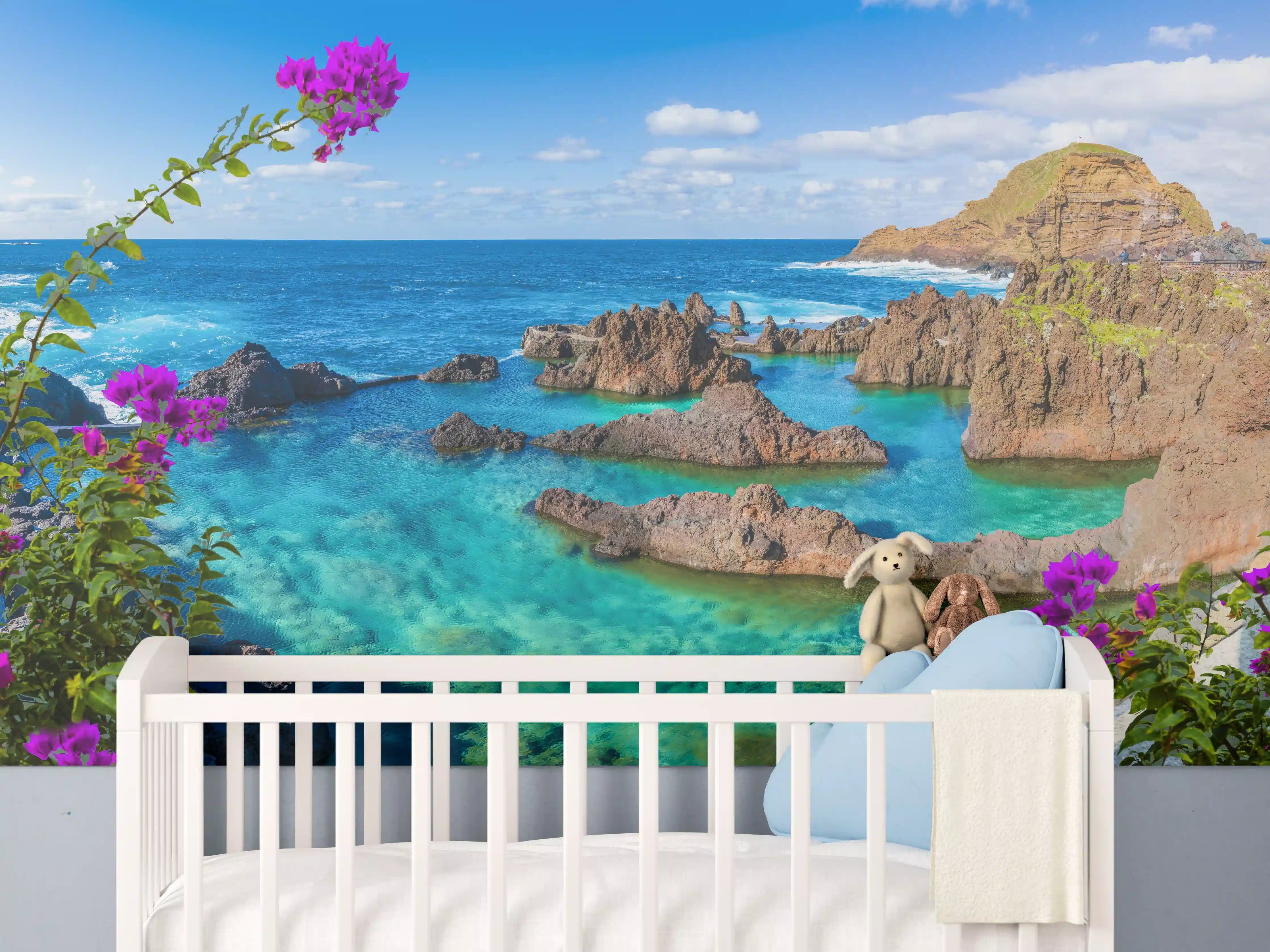 Babyzimmer Wandgestaltung - Naturpool in Porto Moniz