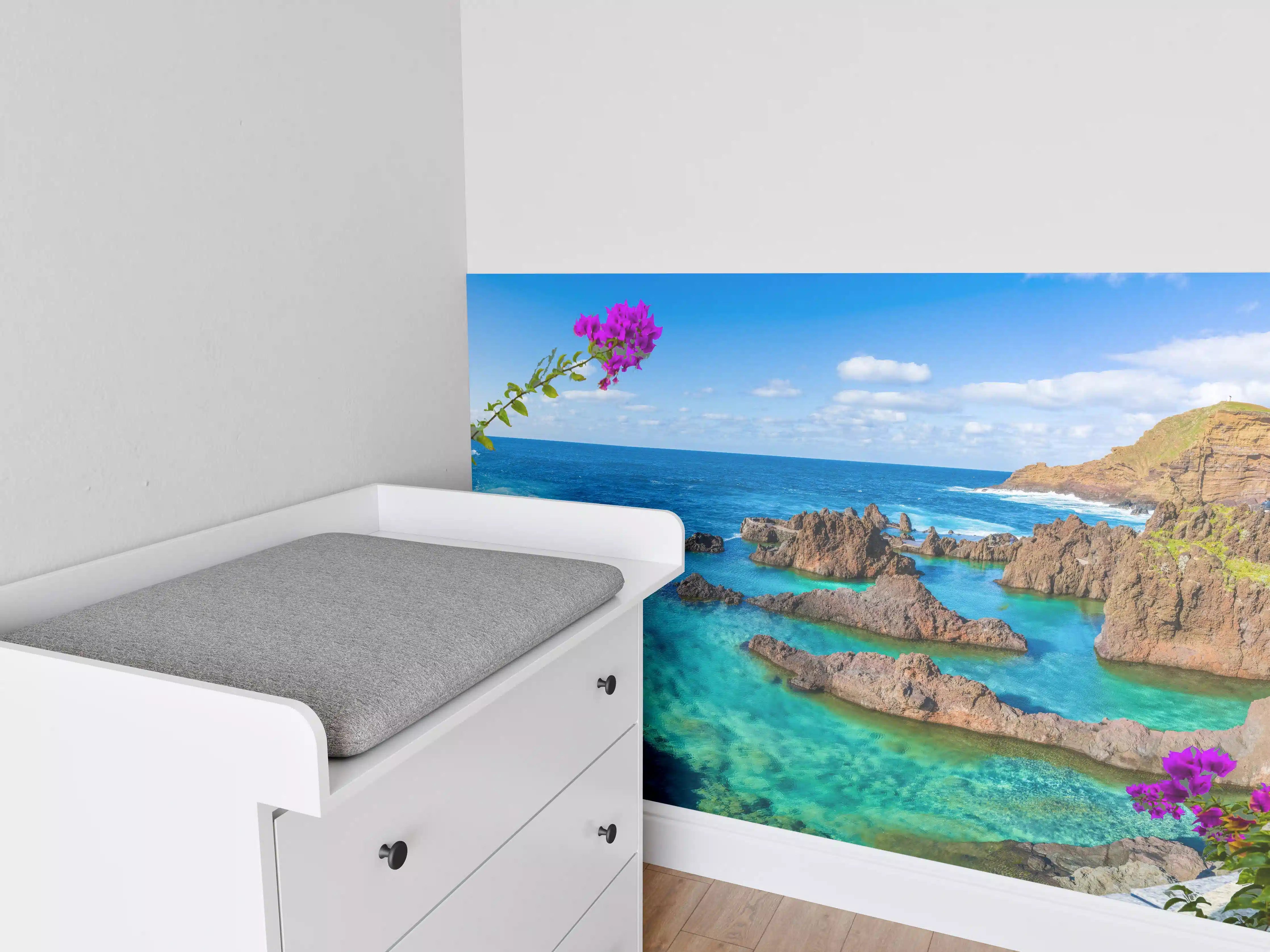 Babyzimmer Wandgestaltung - Naturpool in Porto Moniz