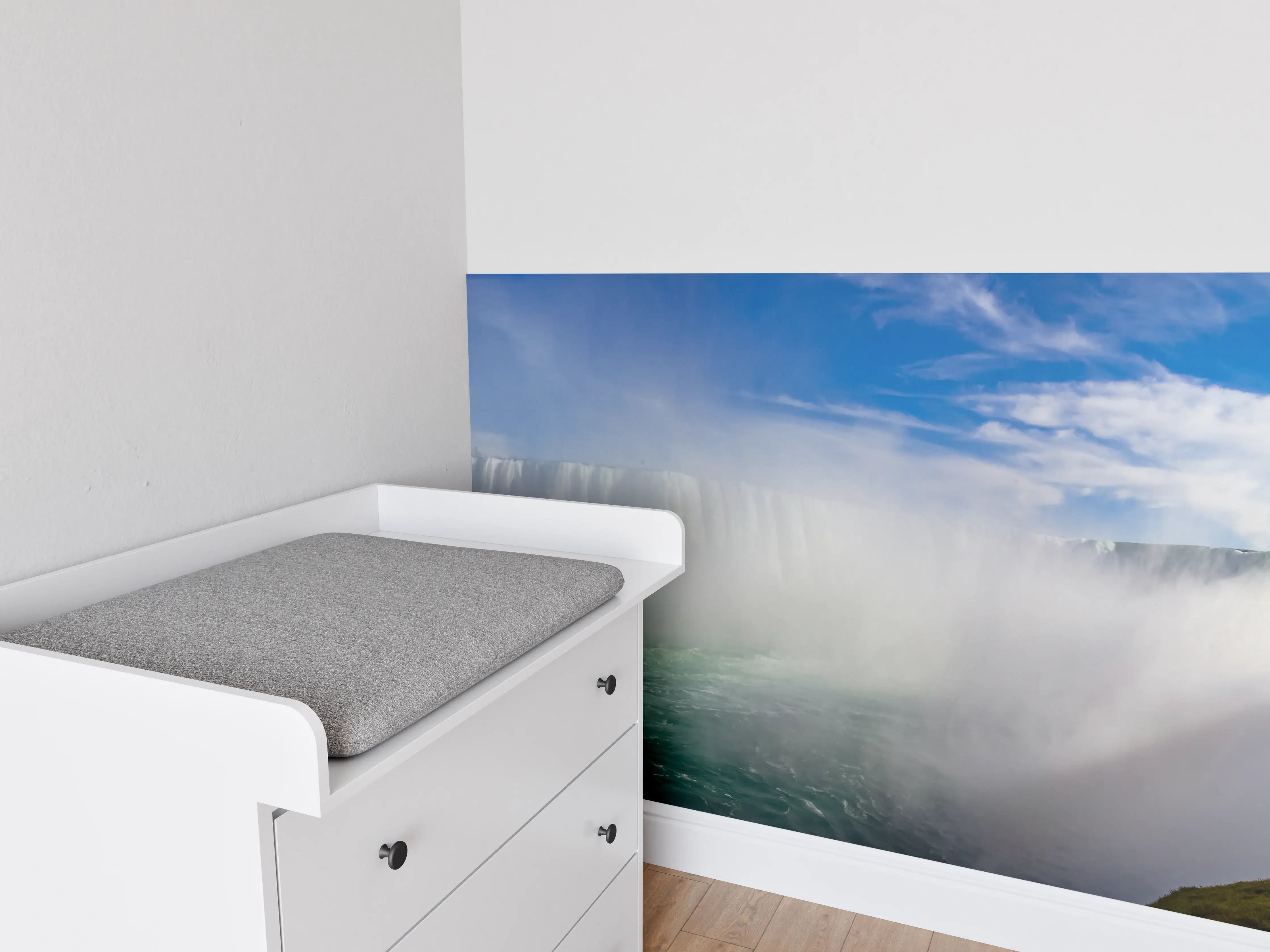 Babyzimmer Wandgestaltung - Niagara Wasserfälle