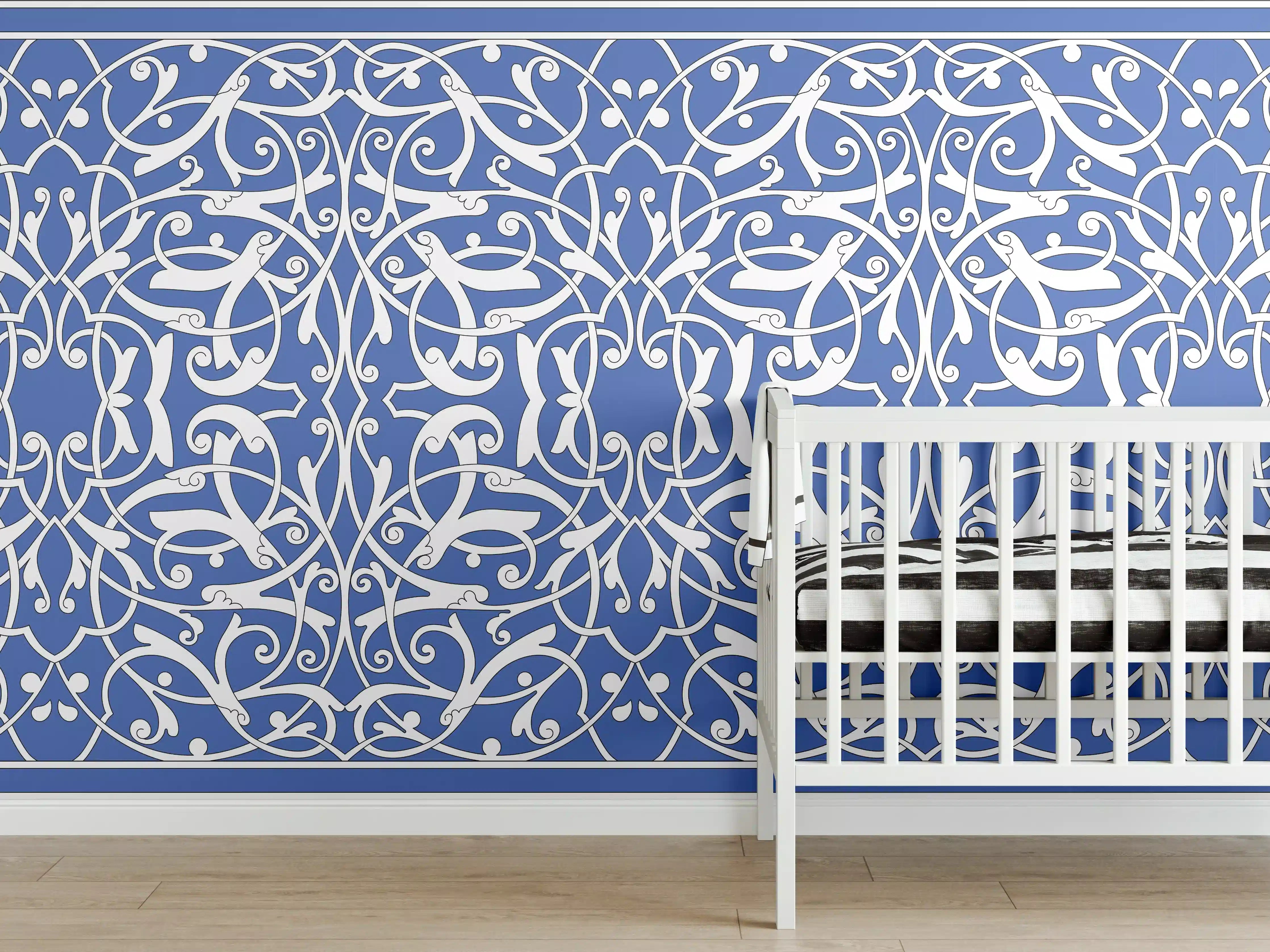 Babyzimmer Wandgestaltung - Orientalische Fliesen 2