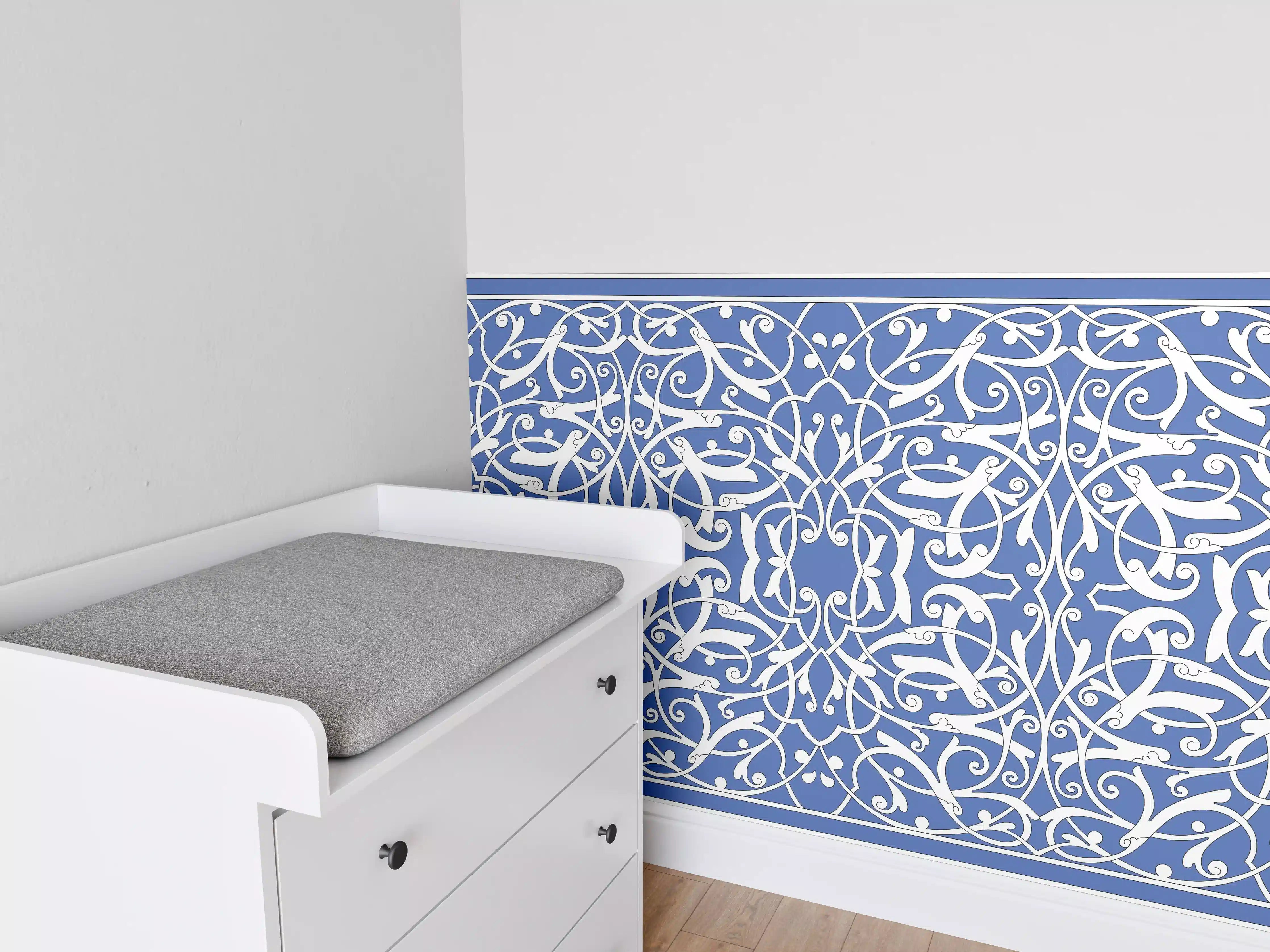 Babyzimmer Wandgestaltung - Orientalische Fliesen 2