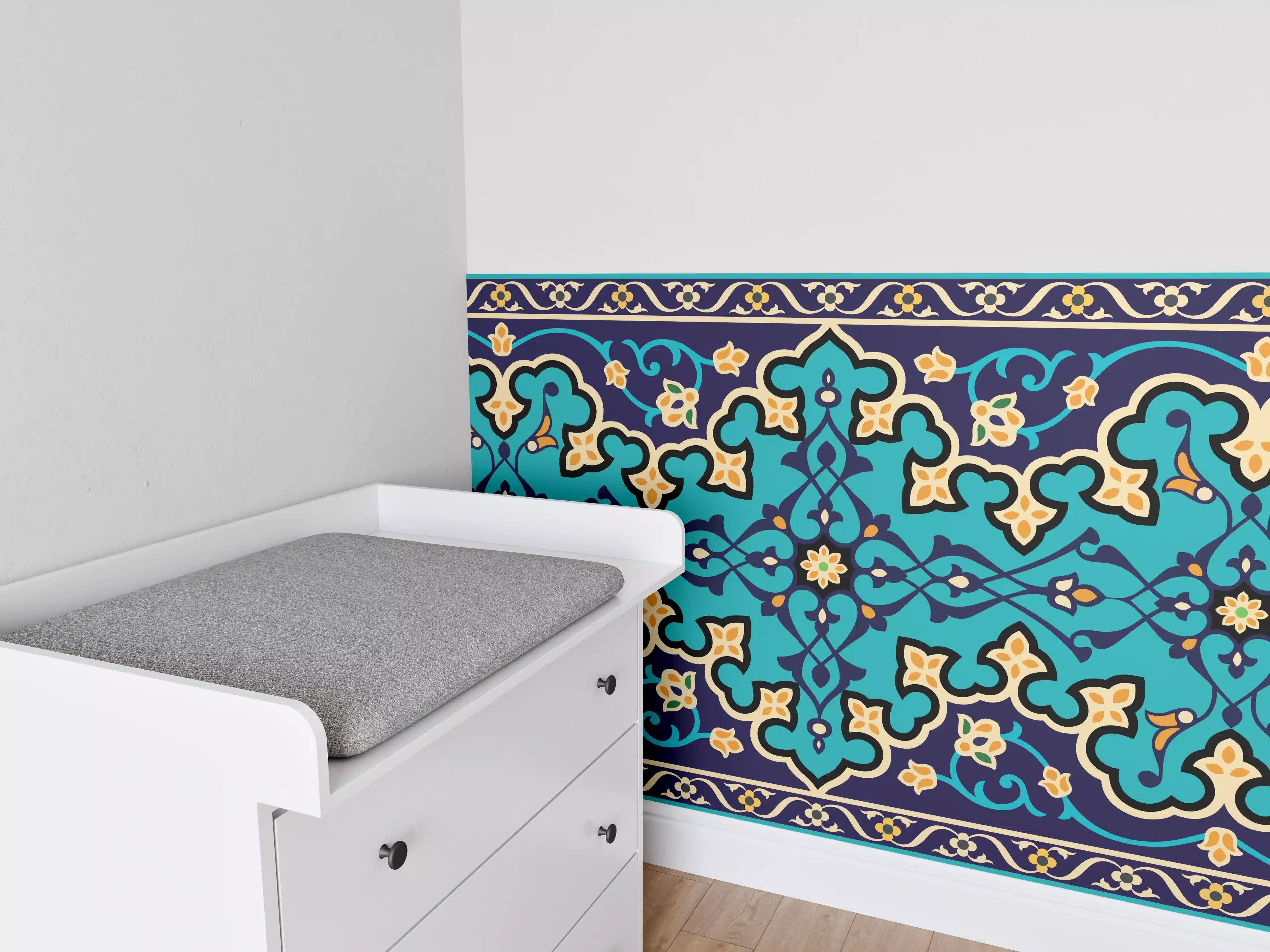Babyzimmer Wandgestaltung - Orientalische Fliesen 3