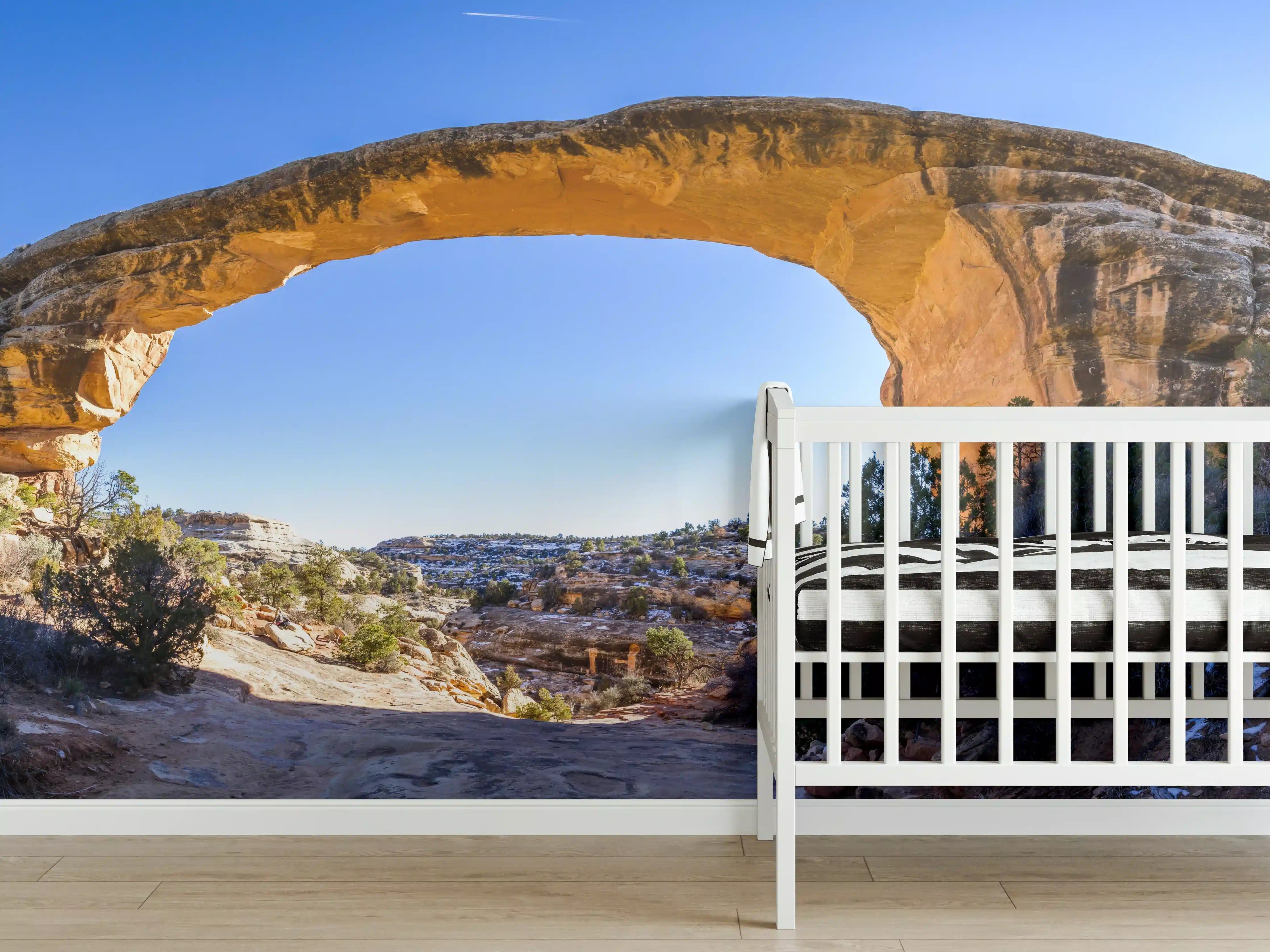 Babyzimmer Wandgestaltung - Owachomo Naturbrücke Panorama
