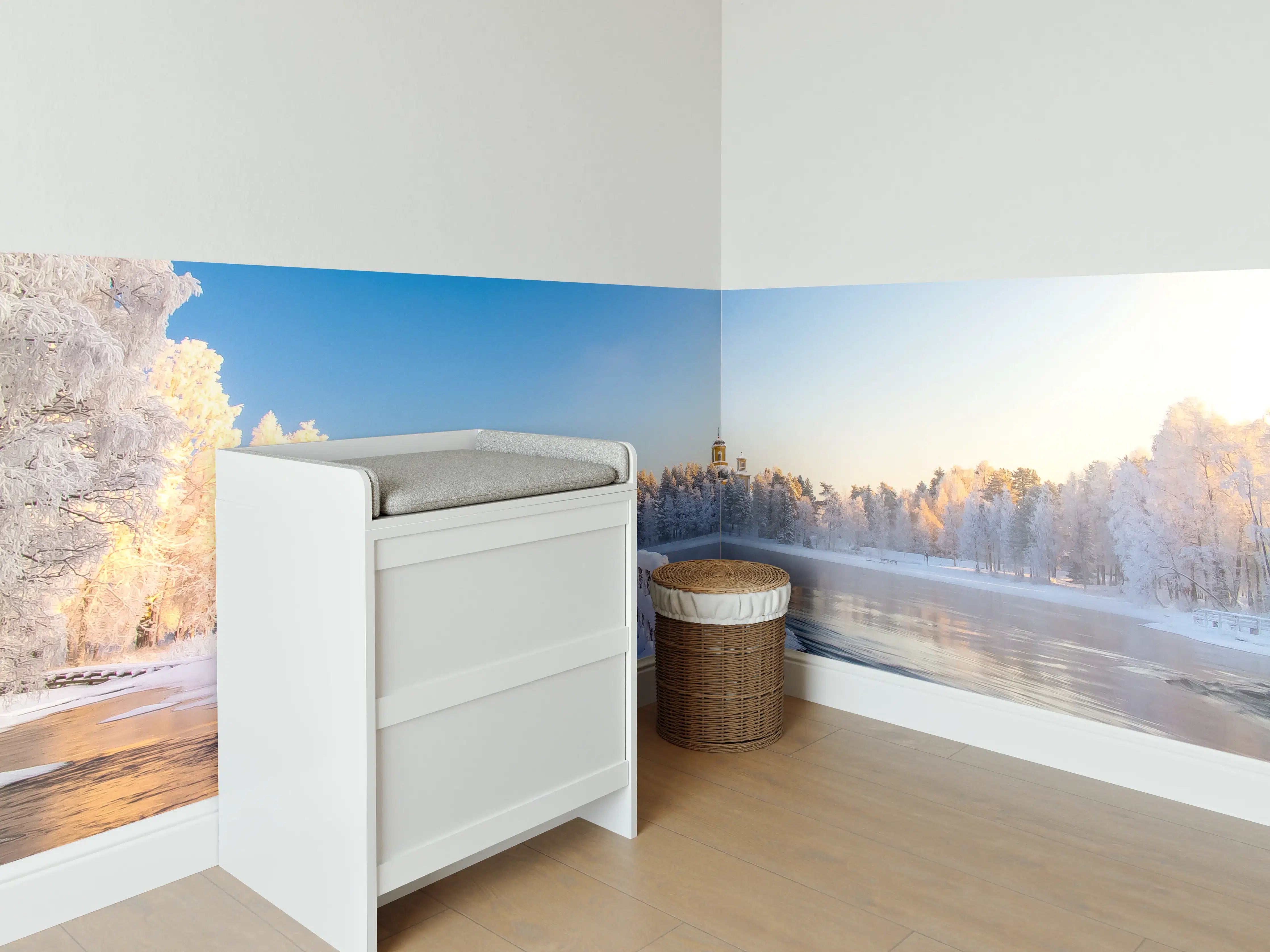 Babyzimmer Wandgestaltung - Pajakka Winter
