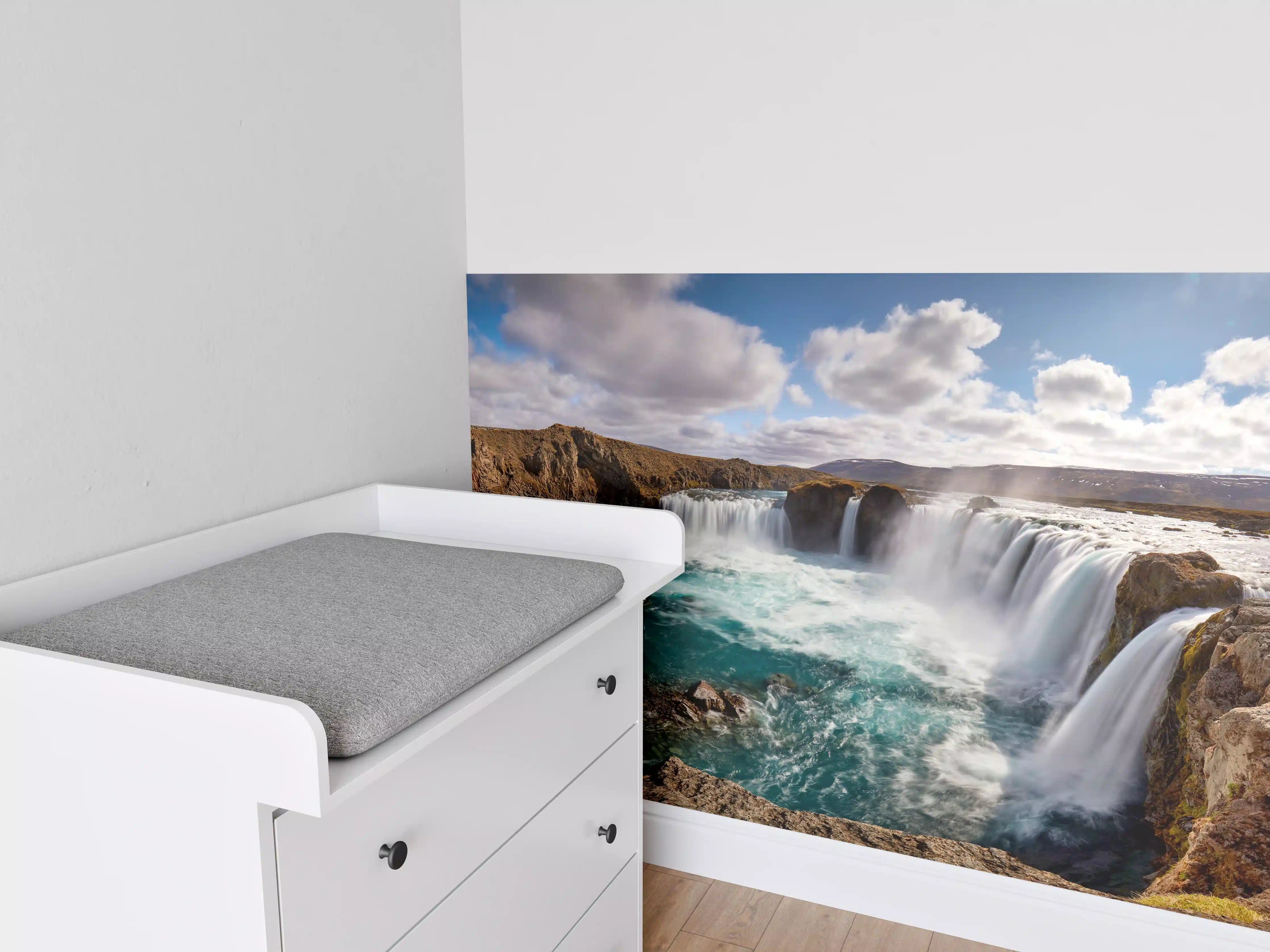 Babyzimmer Wandgestaltung - Panorama des Goldenen Rings von Island