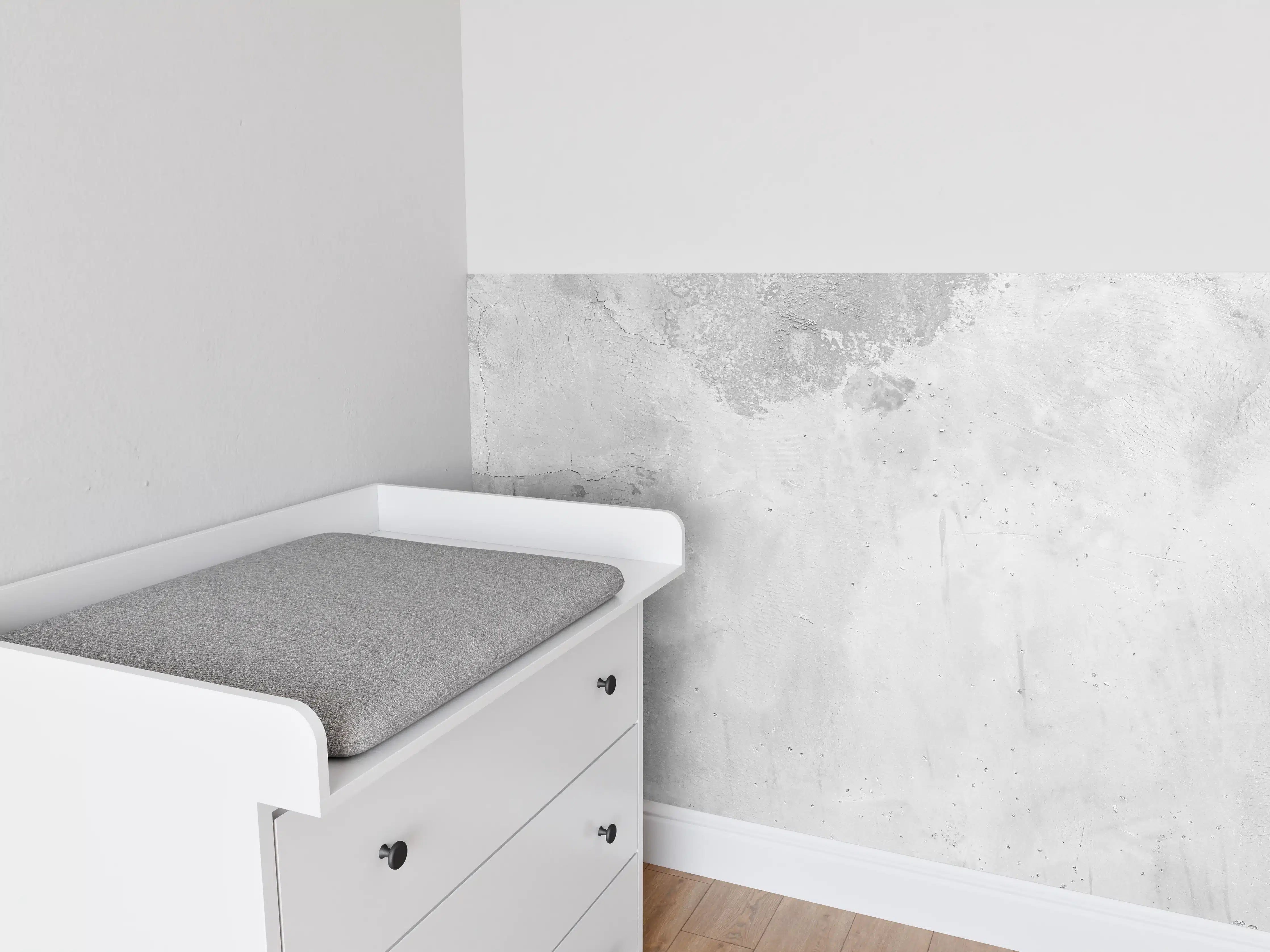 Babyzimmer Wandgestaltung - Panorama einer alten Betonwand