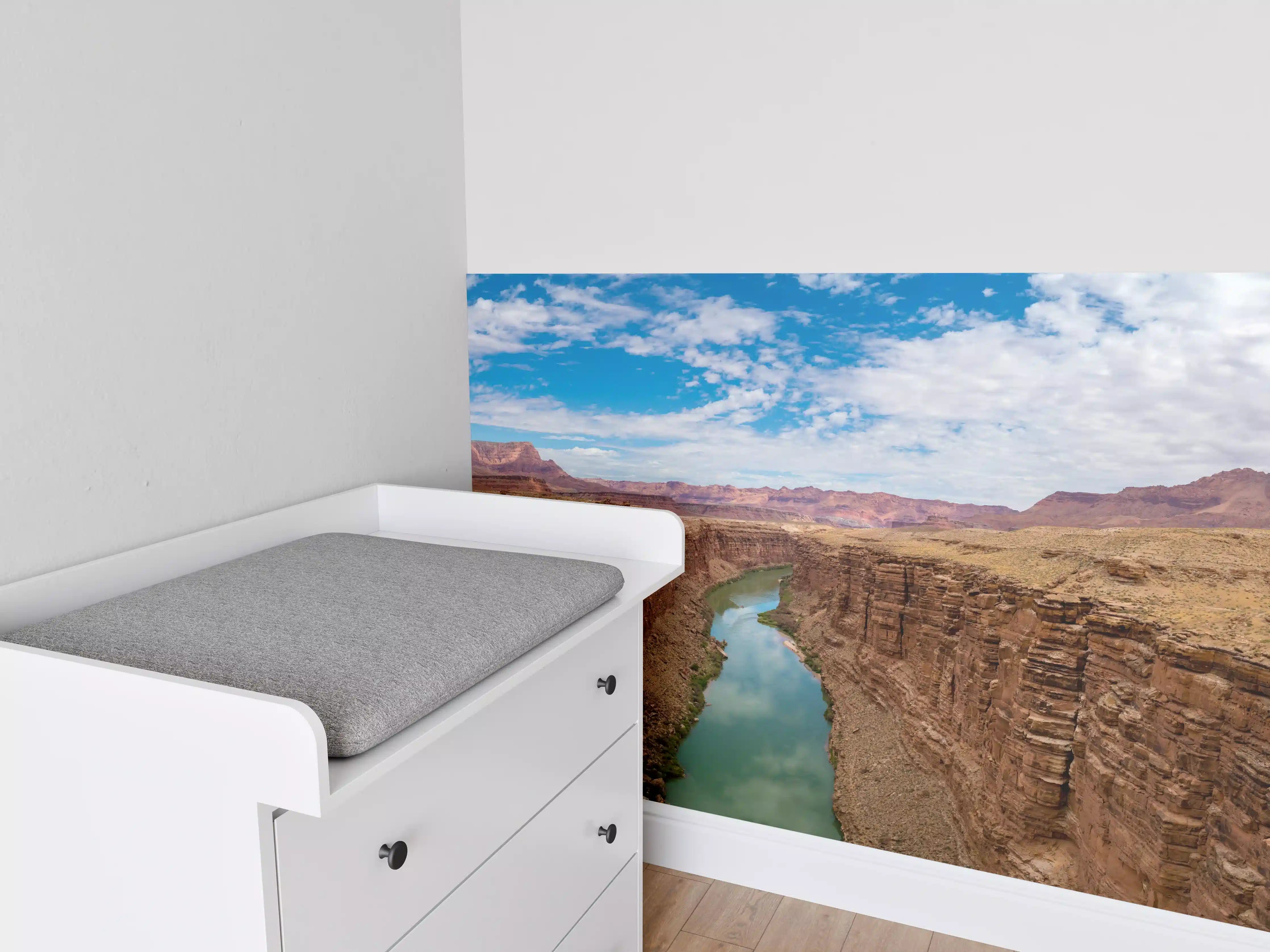 Babyzimmer Wandgestaltung - Panoramablick auf Colorado River - USA