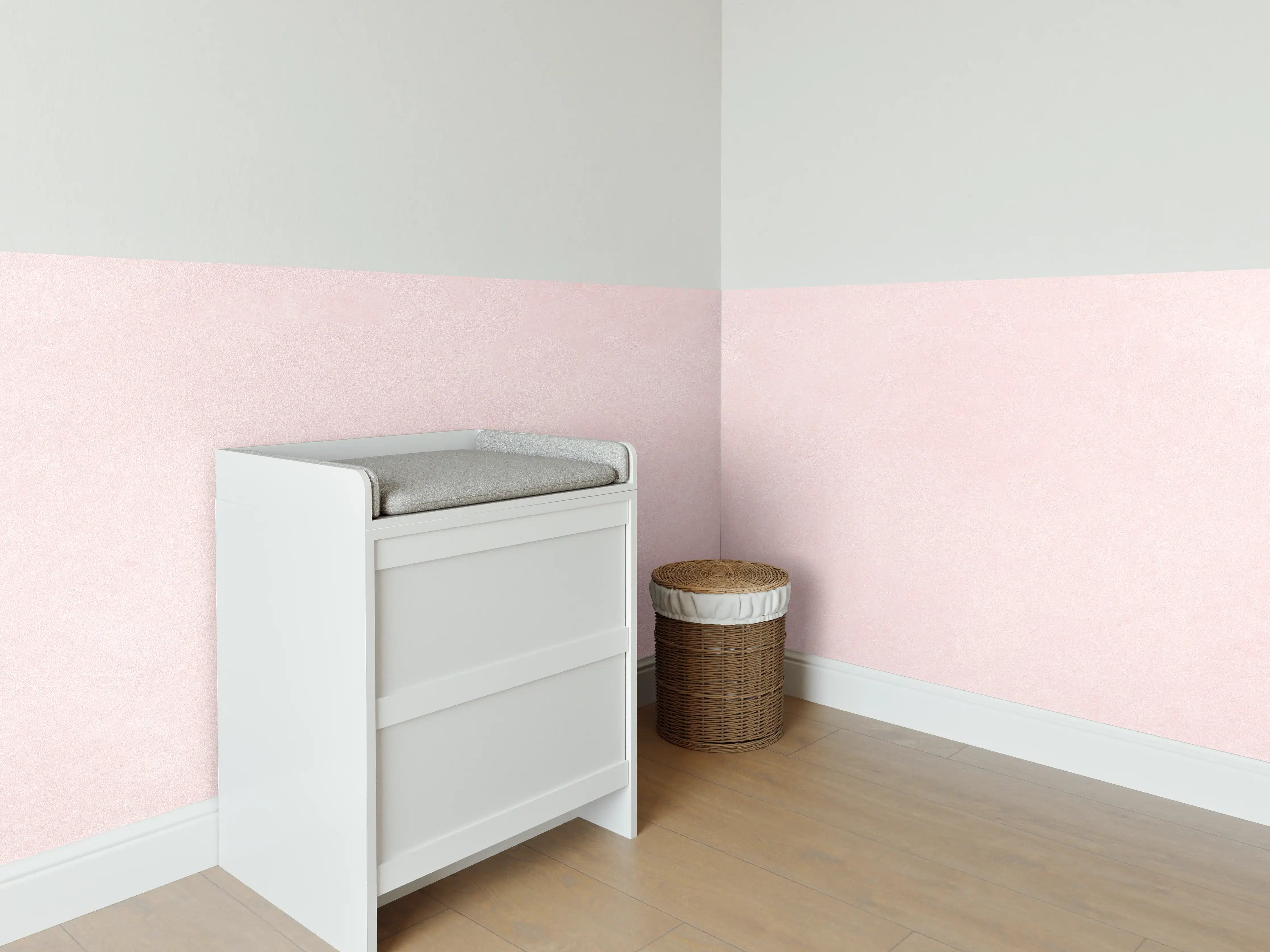 Babyzimmer Wandgestaltung - Pinke Wandtextur