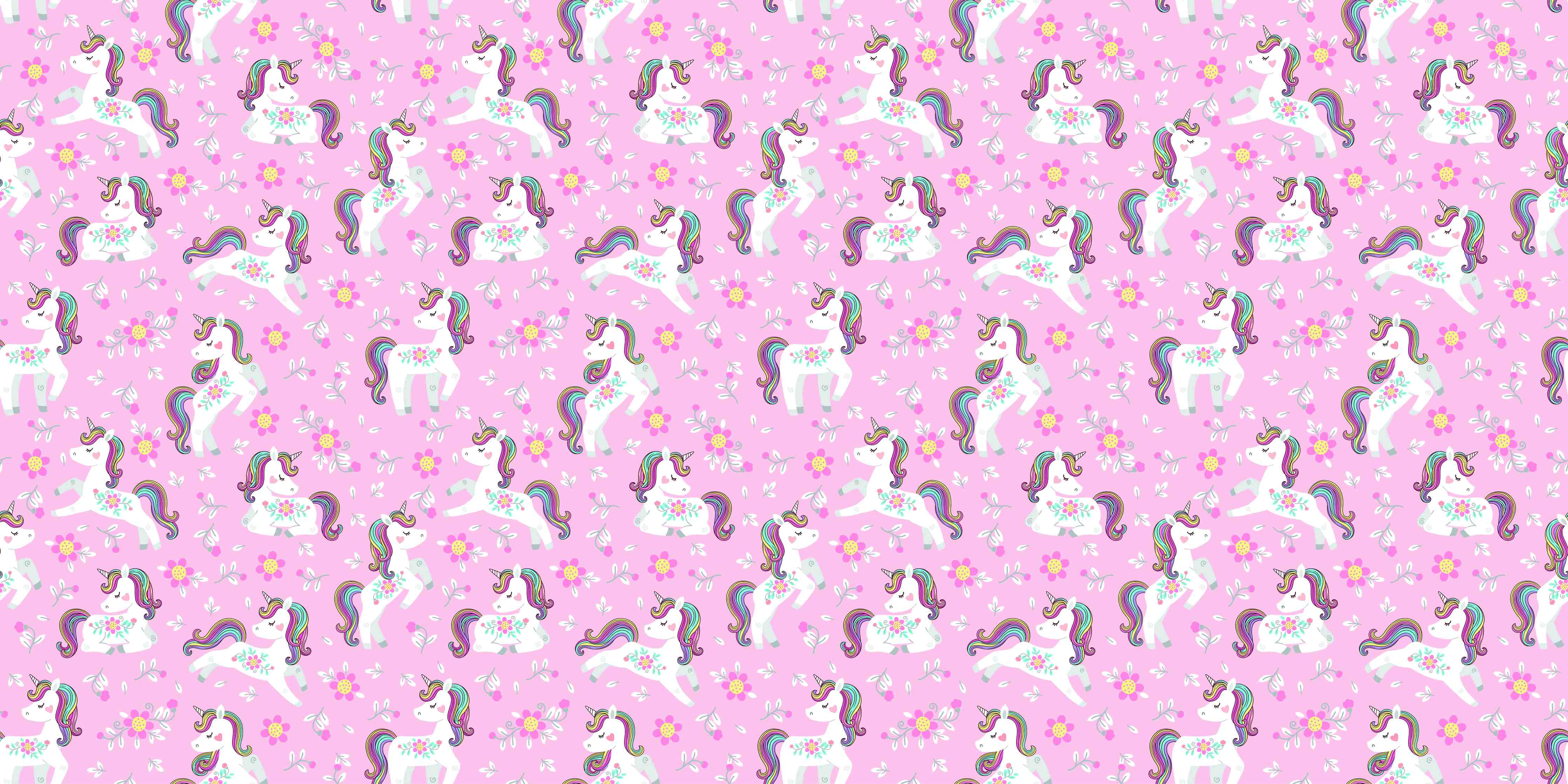Babyzimmer Wandgestaltung-Pixar-inspirierte Einhorn-Wandgestaltung in Pastellfarben
