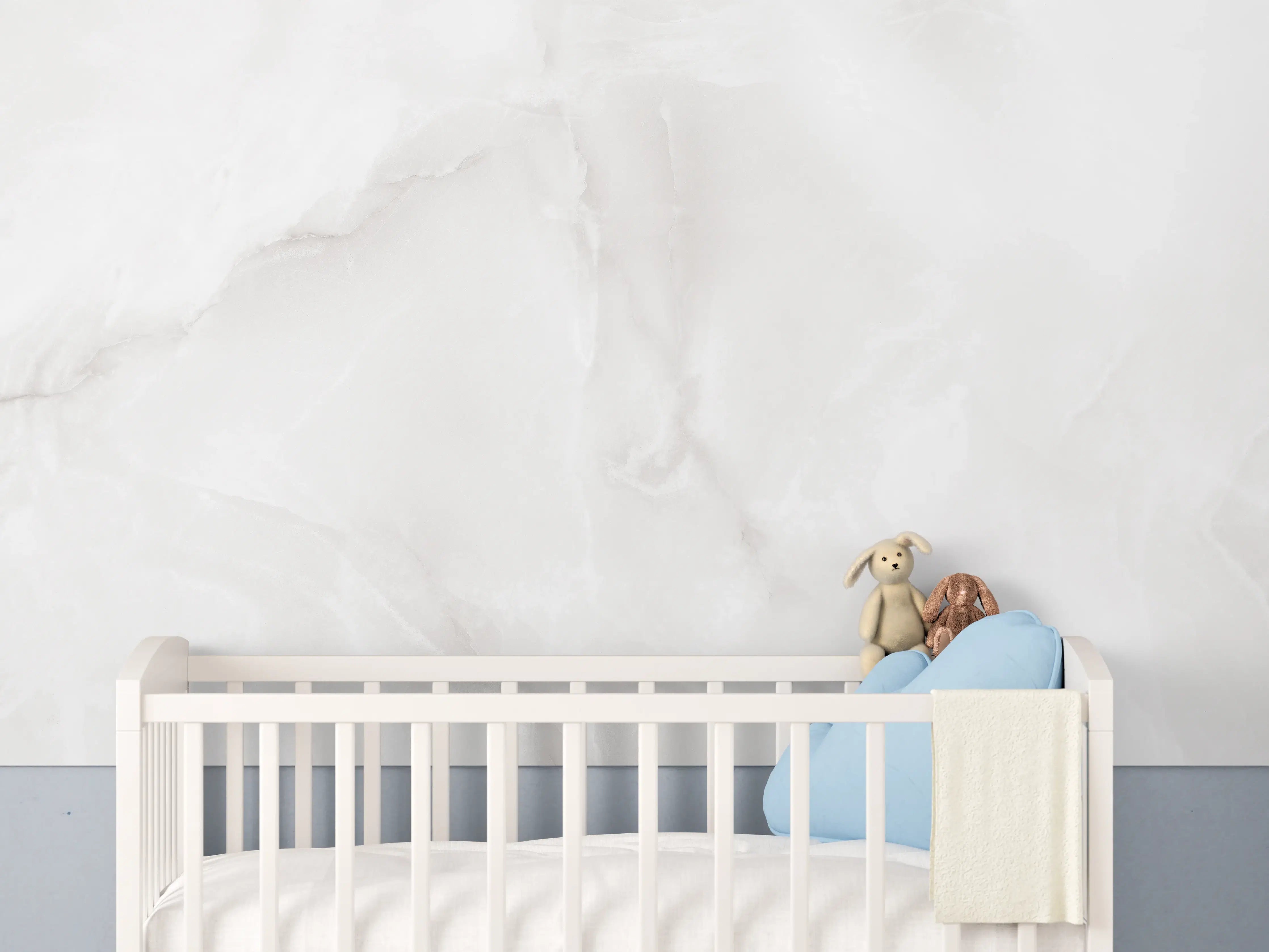 Babyzimmer Wandgestaltung - Polierter Onyxmarmor