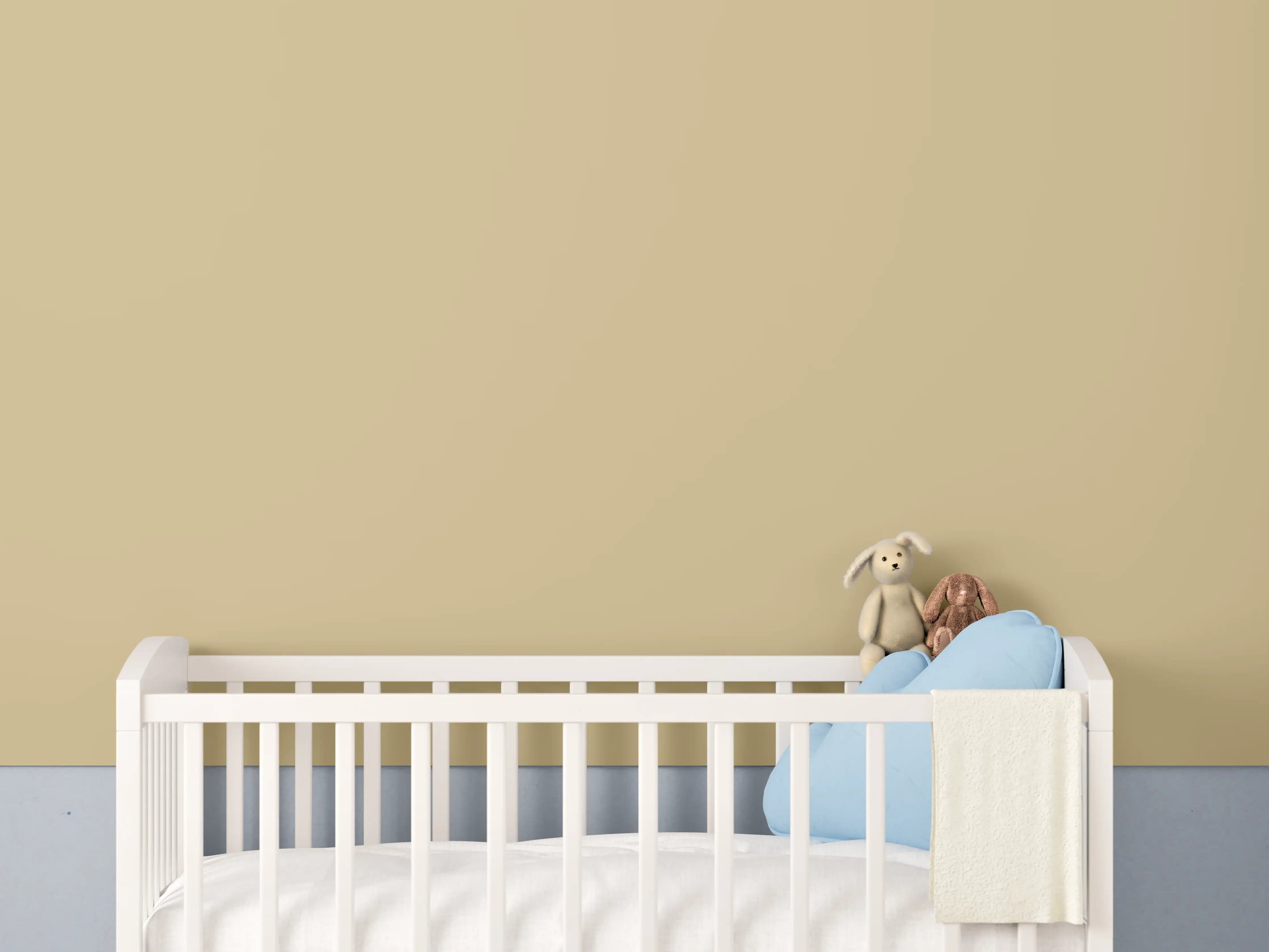 Babyzimmer Wandgestaltung - RAL 1001 (Beige)