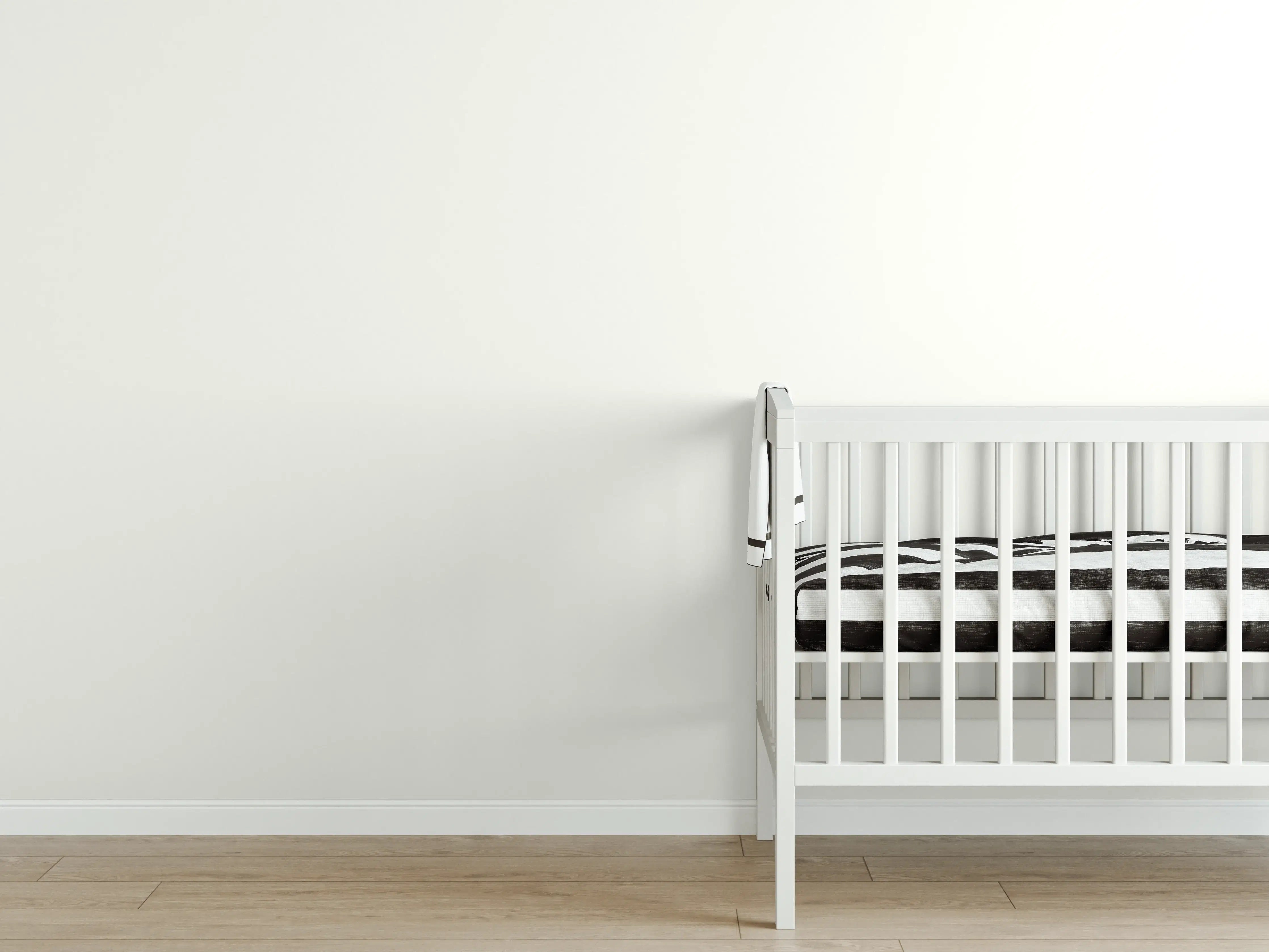 Babyzimmer Wandgestaltung - RAL 9010 (Reinweiß)