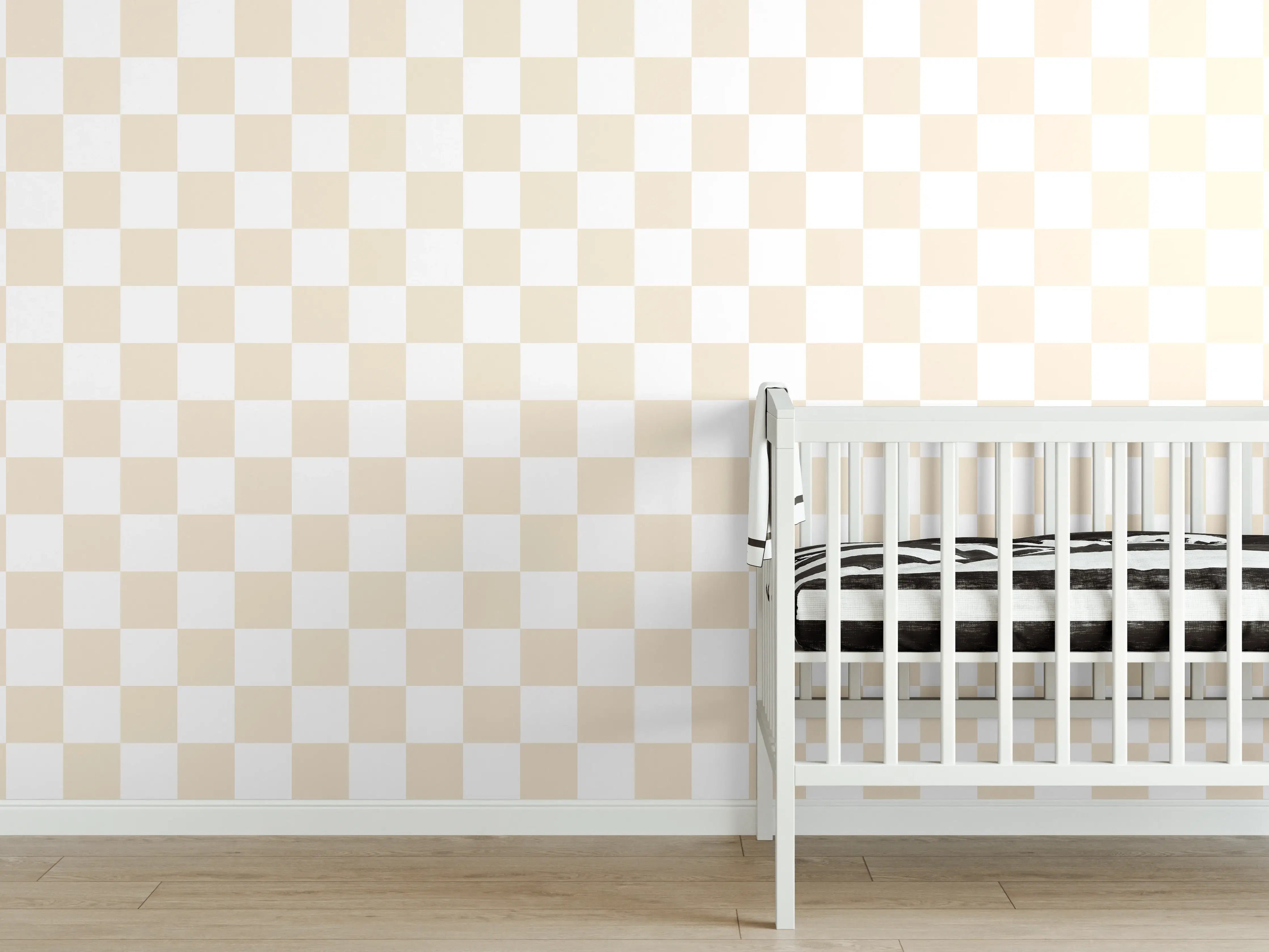 Babyzimmer Wandgestaltung - Retro-Design Fliese