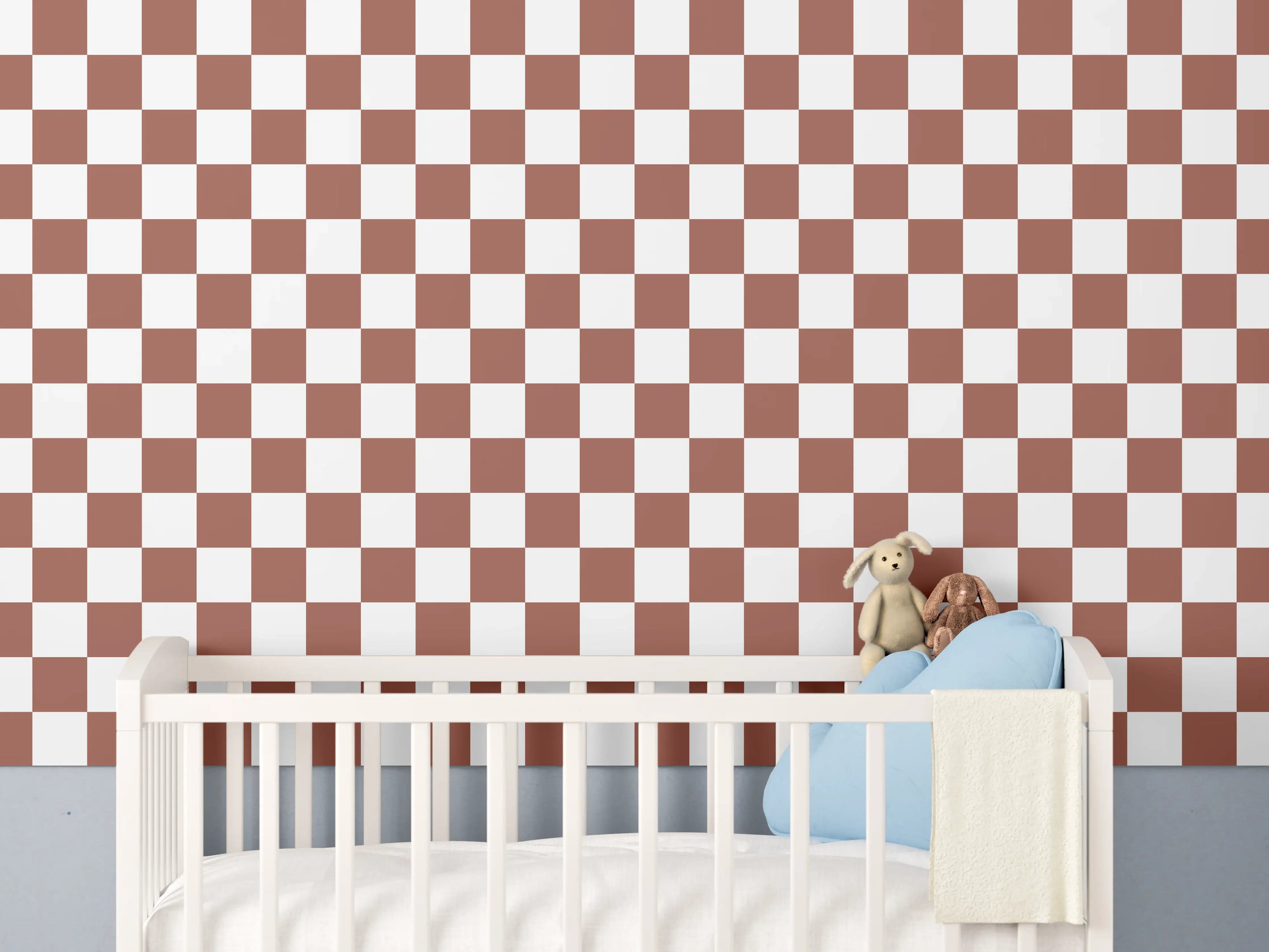 Babyzimmer Wandgestaltung - Retro-Ruggine-Design