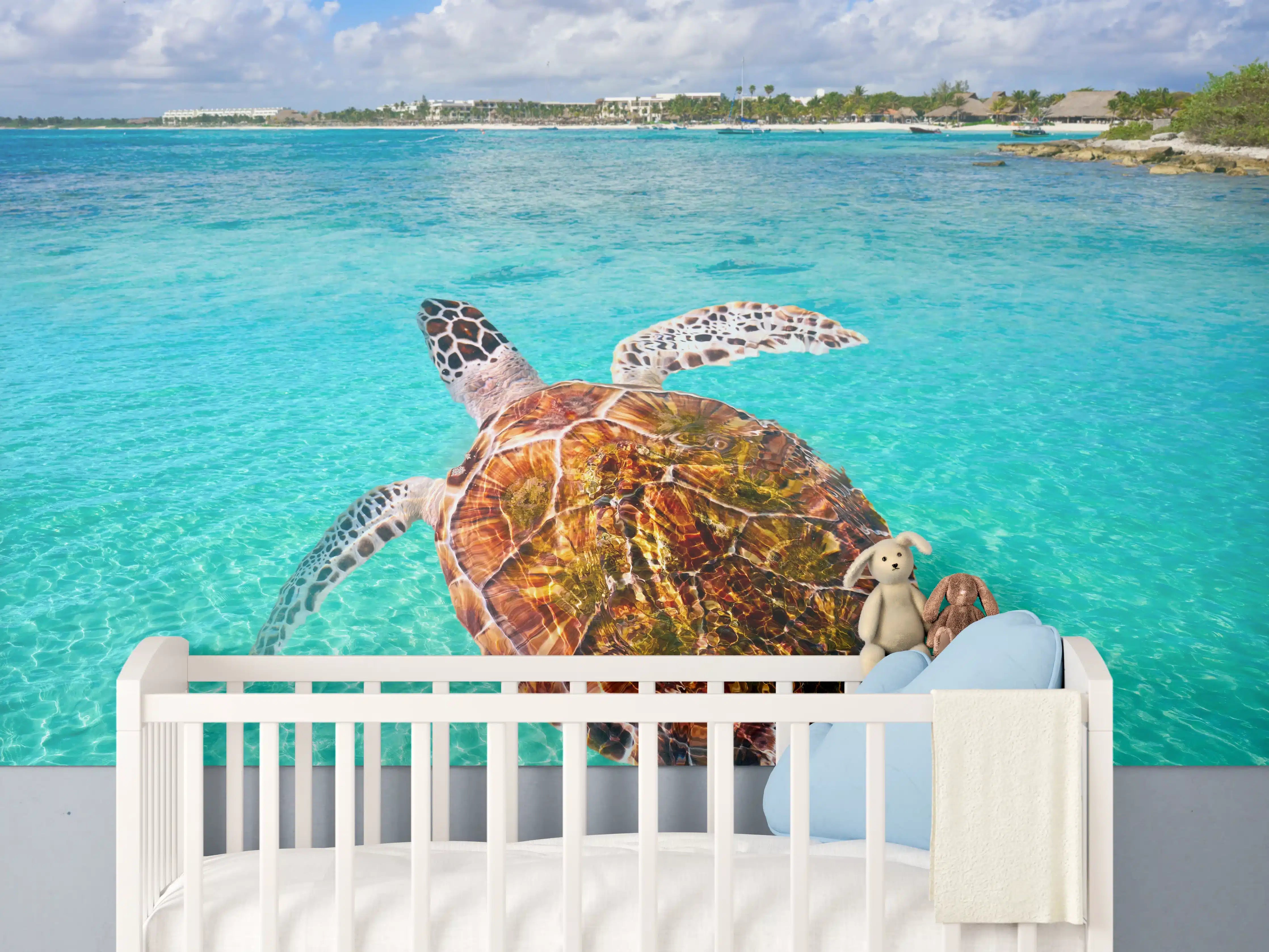 Babyzimmer Wandgestaltung - Riviera Maya - Mexico