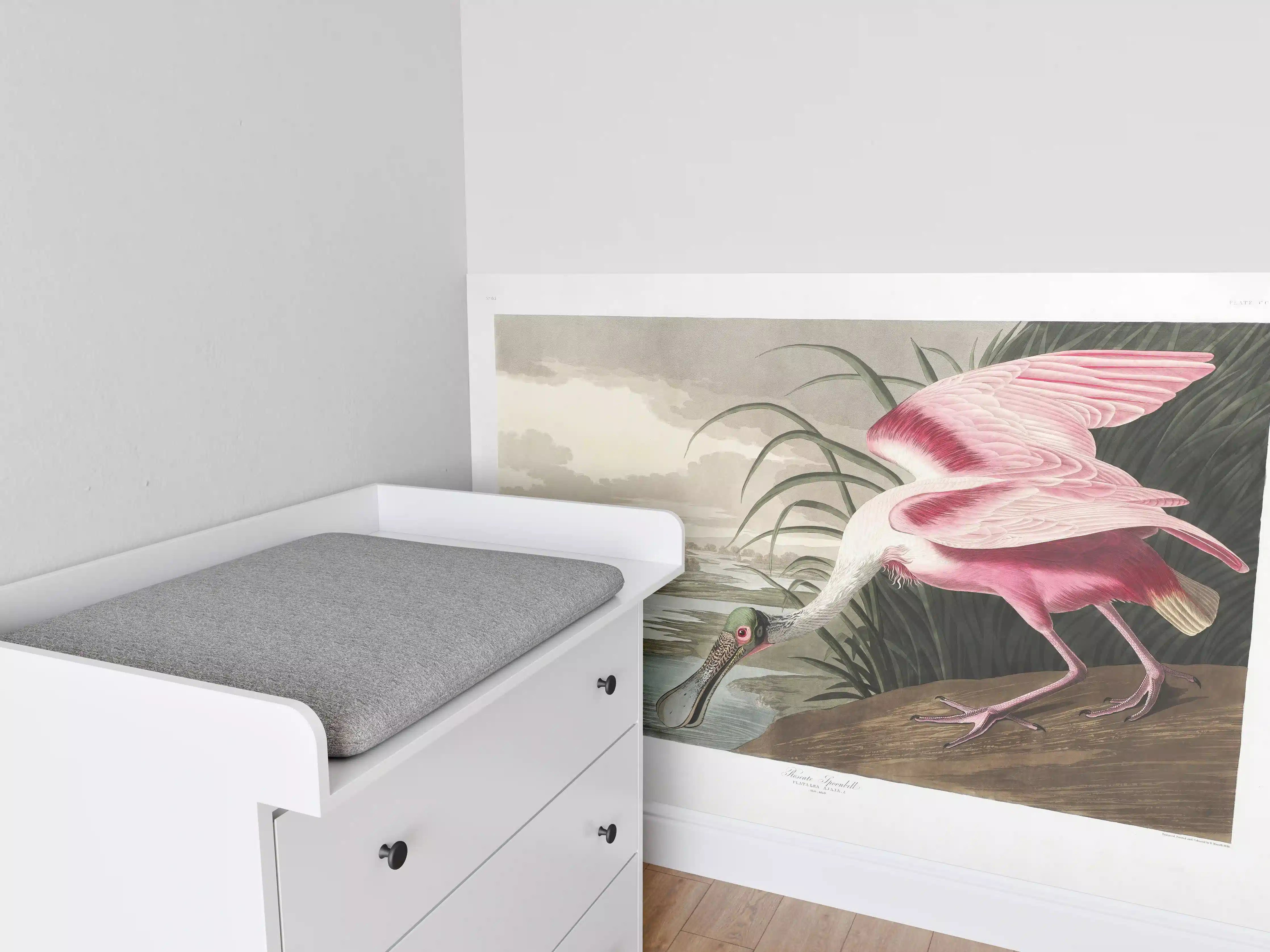 Babyzimmer Wandgestaltung - Rosalöffler