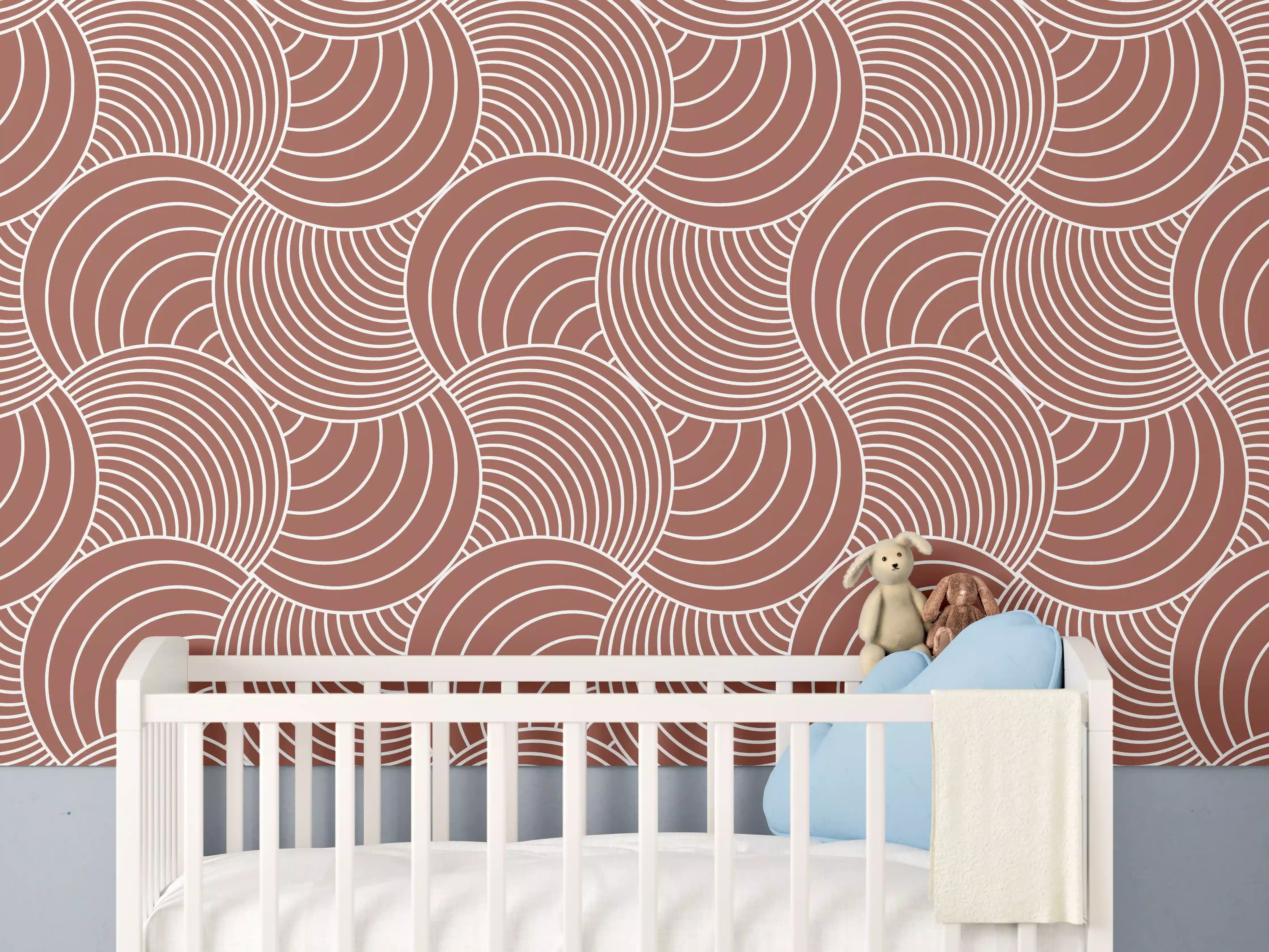 Babyzimmer Wandgestaltung - Rustikale Metall-Textur für deine Raumgestaltung