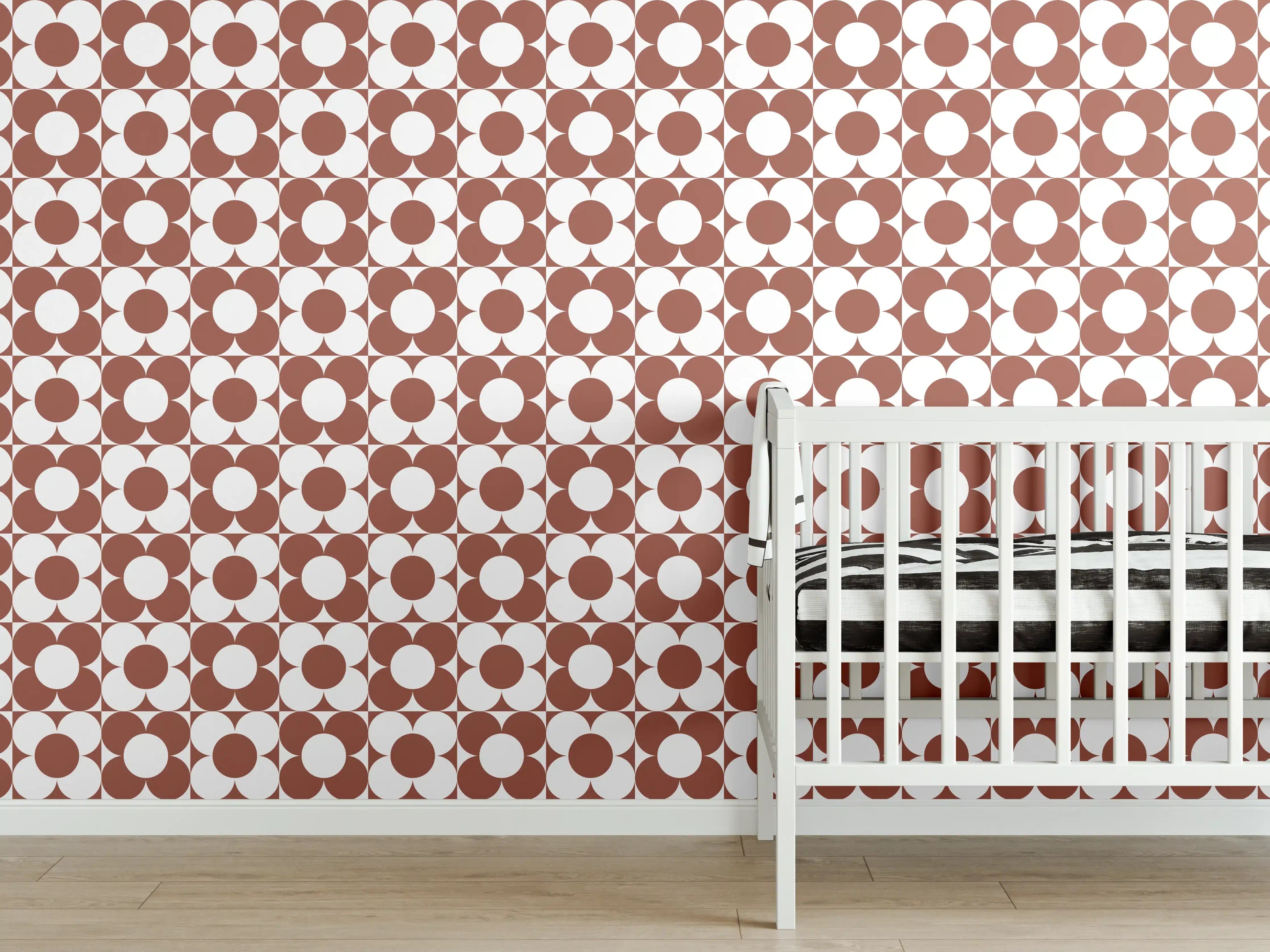 Babyzimmer Wandgestaltung - Rustikale Terrazzobeschichtung