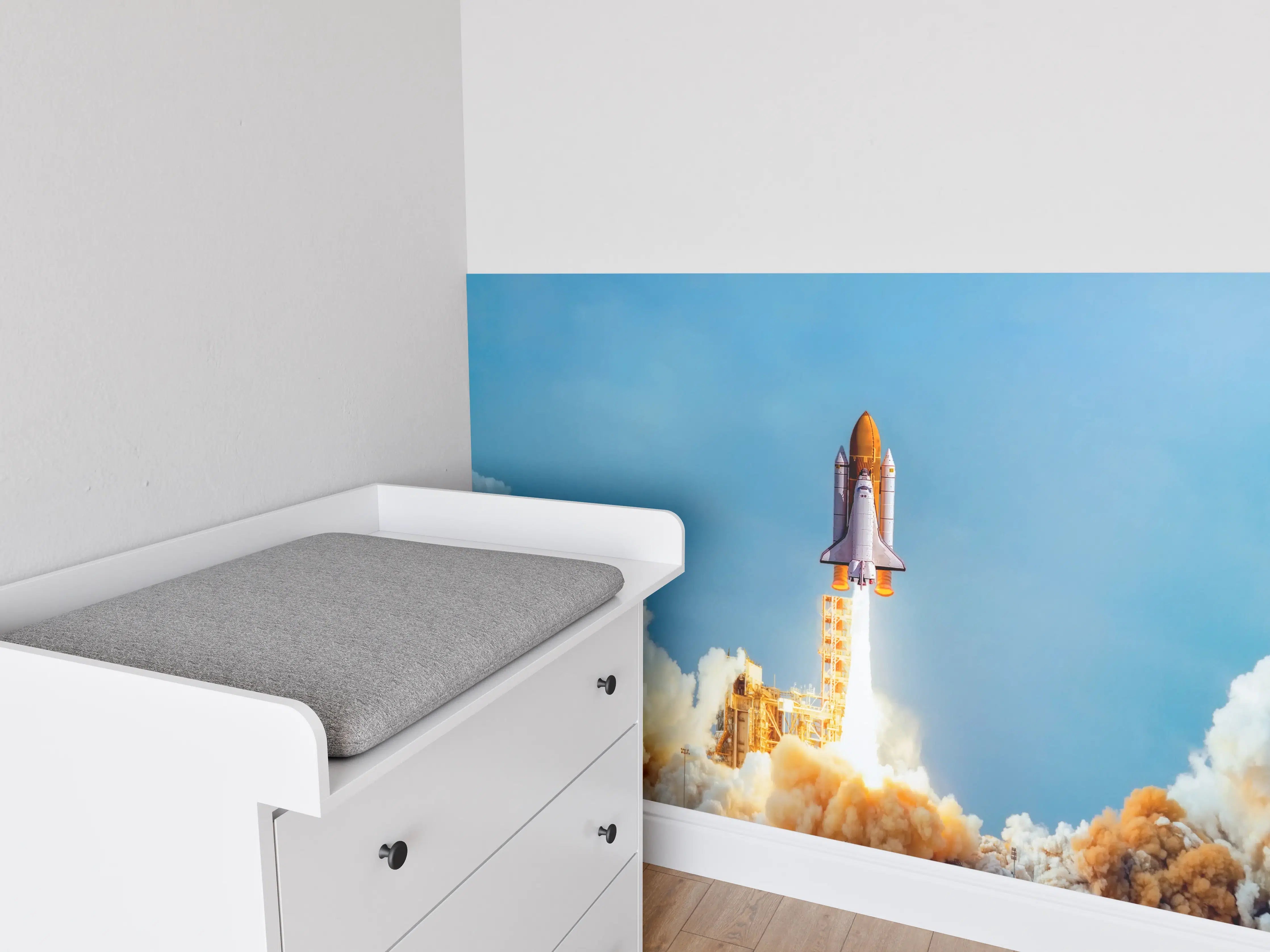 Babyzimmer Wandgestaltung - STS-135 Atlantis-Start