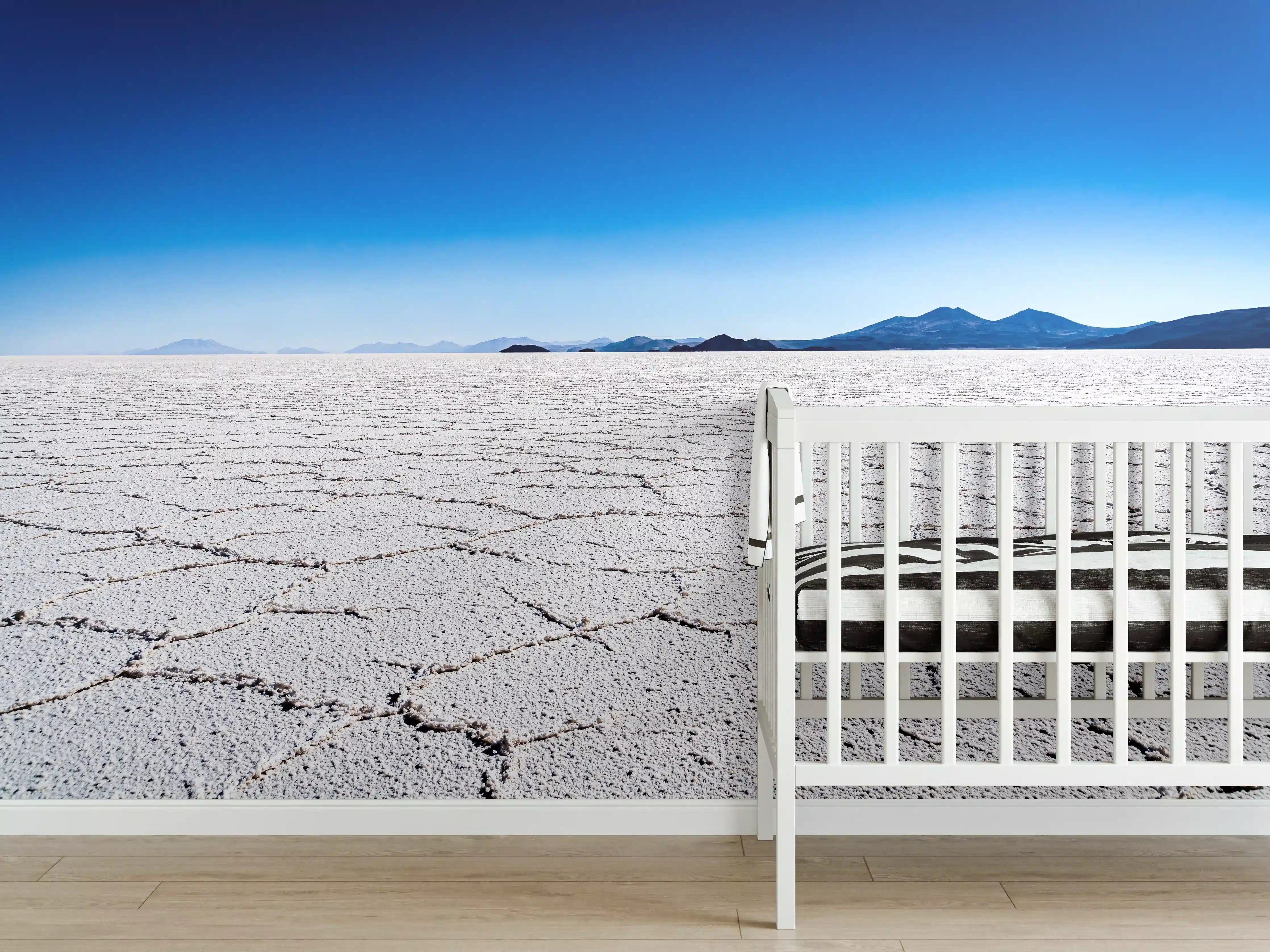 Babyzimmer Wandgestaltung - Salar Uyuni Salz Wüste