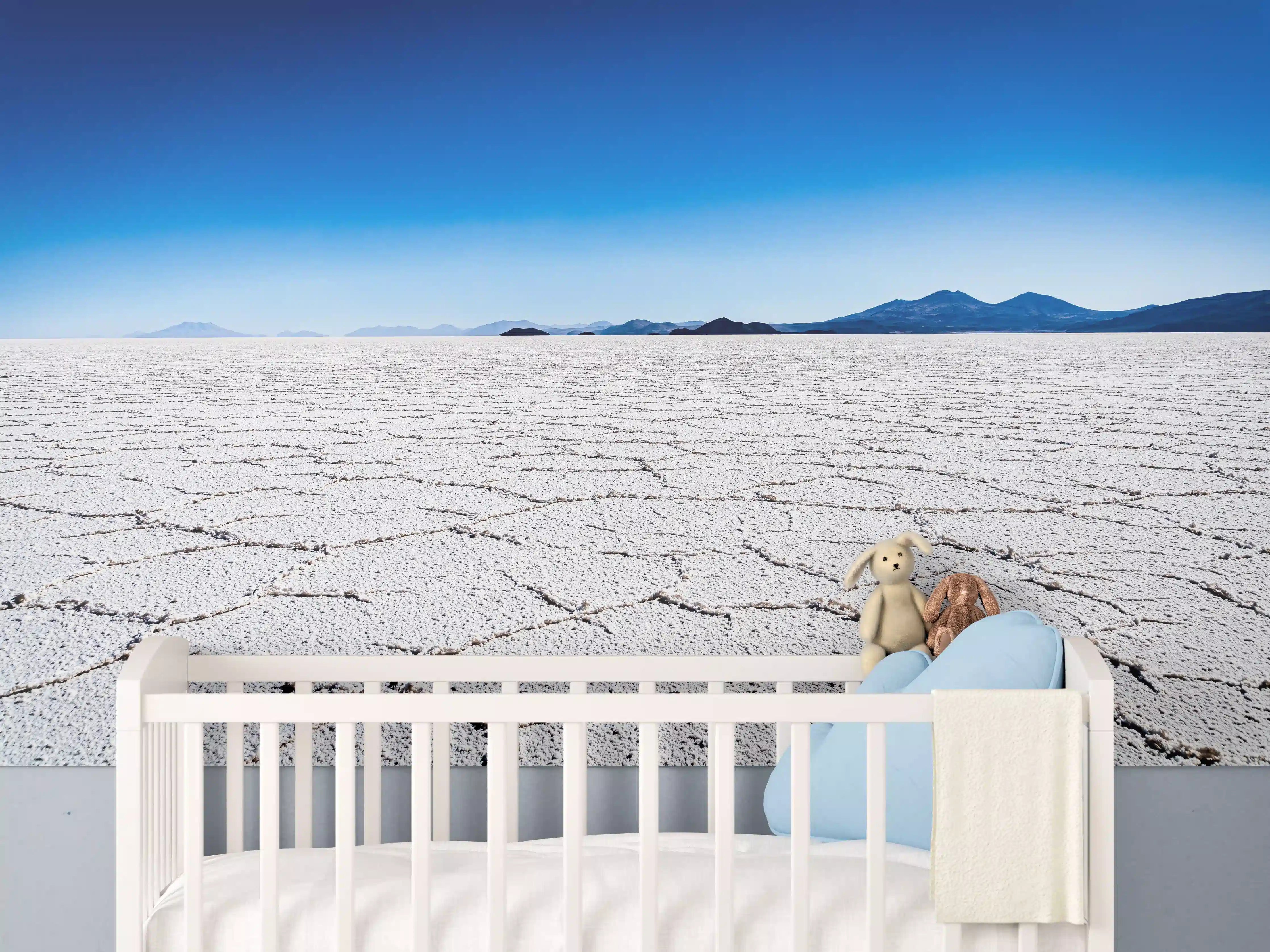 Babyzimmer Wandgestaltung - Salar Uyuni Salz Wüste