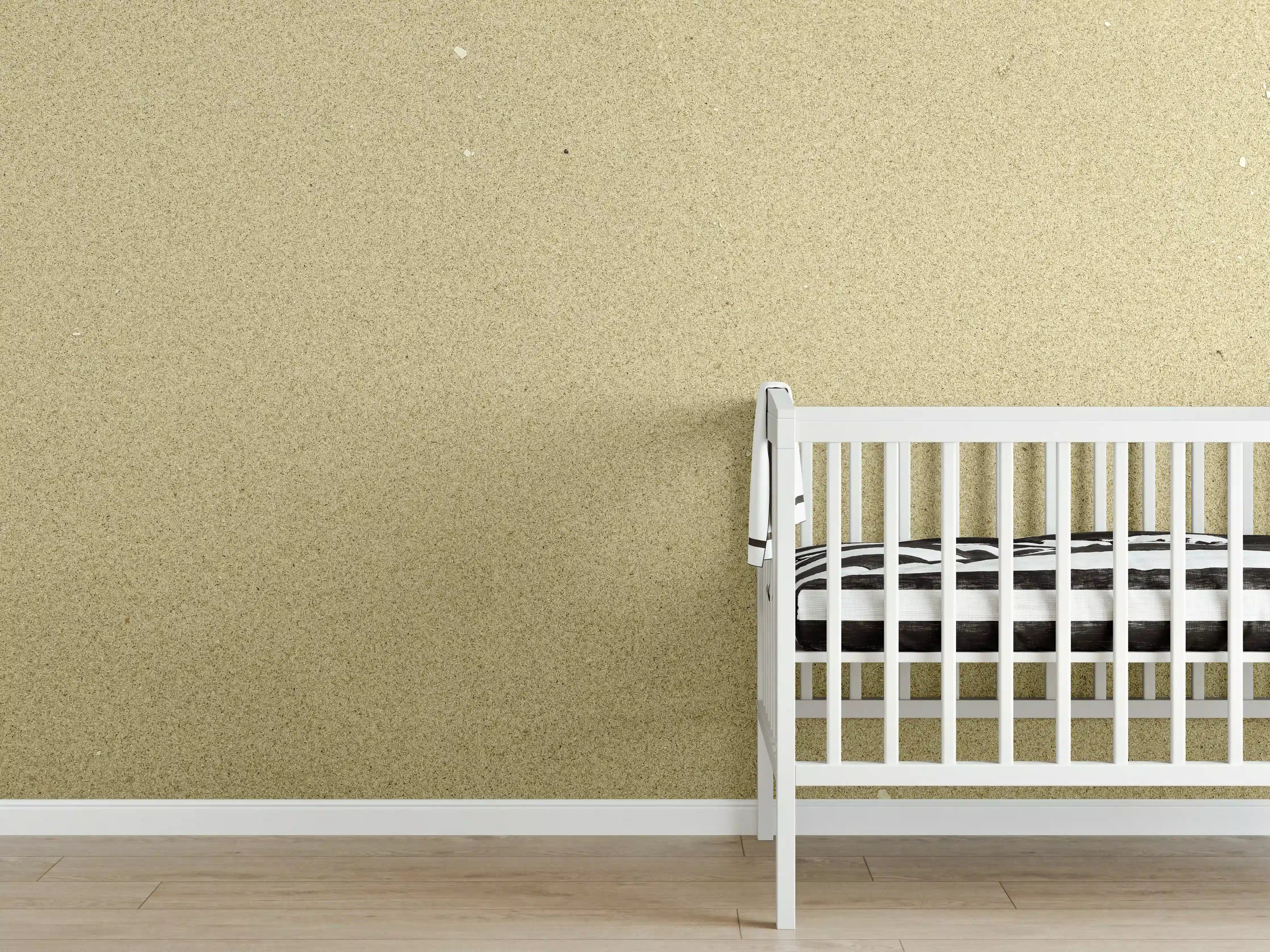 Babyzimmer Wandgestaltung - Sandstrand Textur
