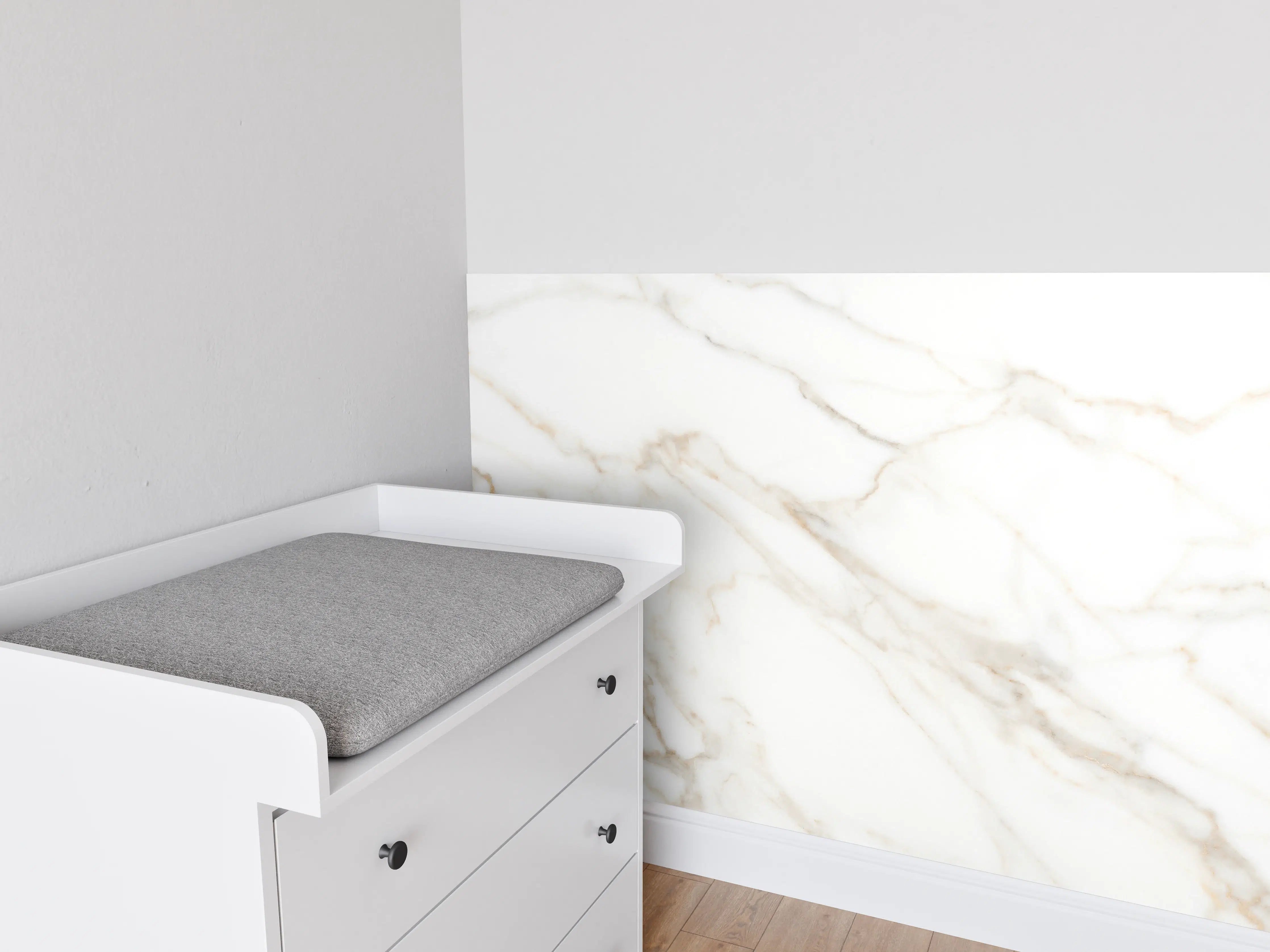 Babyzimmer Wandgestaltung - Satvariyo Marmor