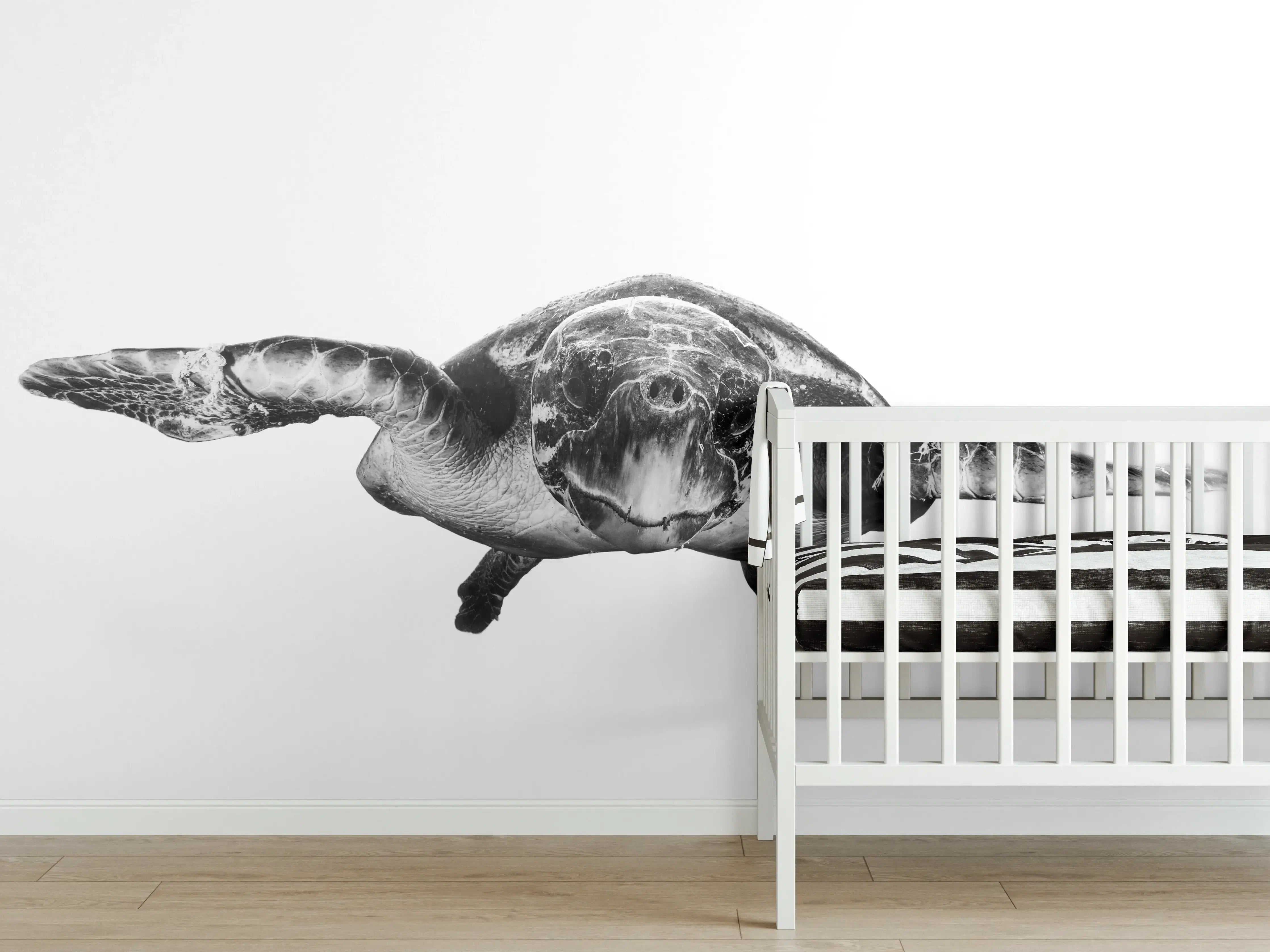 Babyzimmer Wandgestaltung - Schildkröte