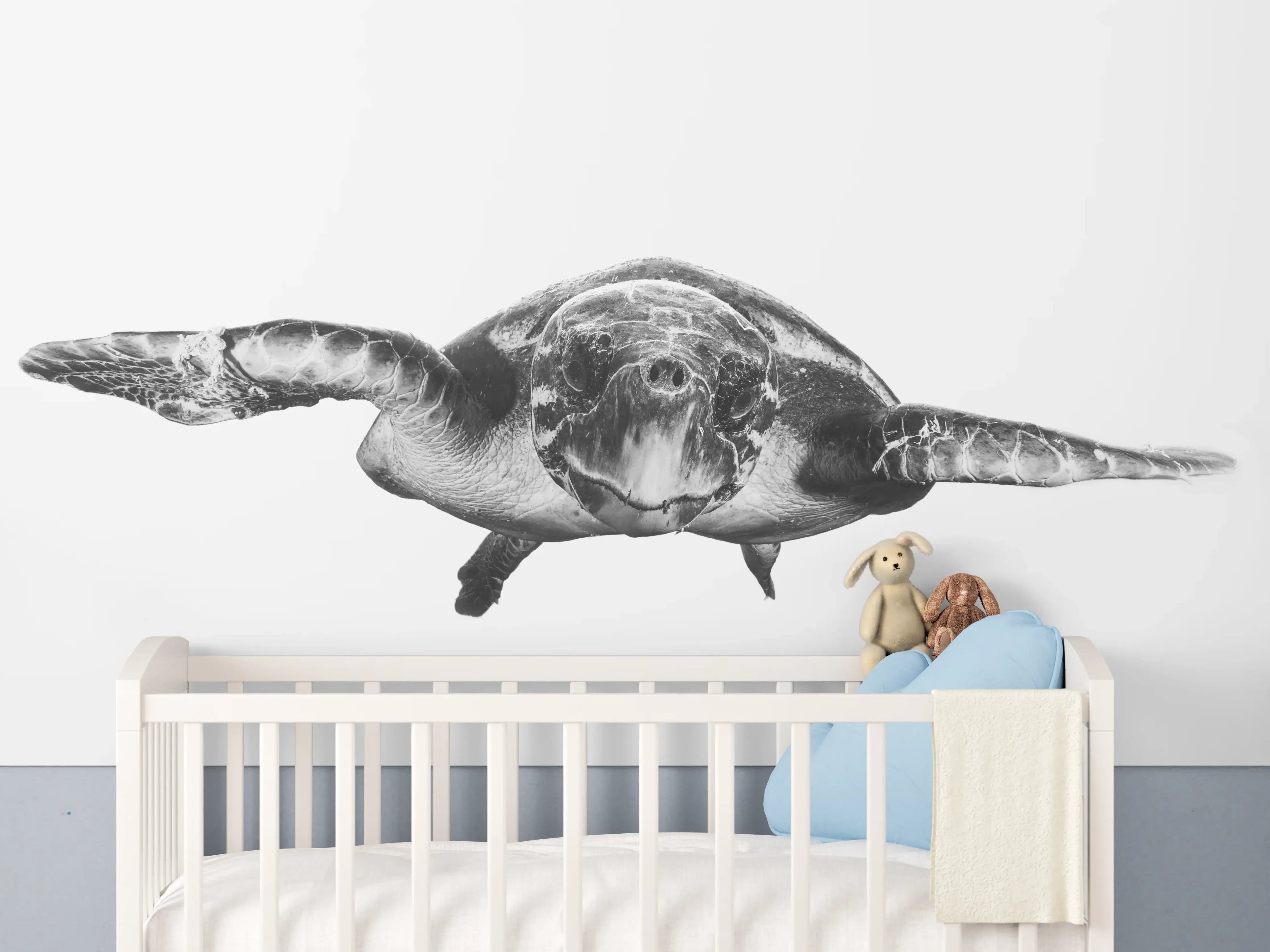 Babyzimmer Wandgestaltung - Schildkröte