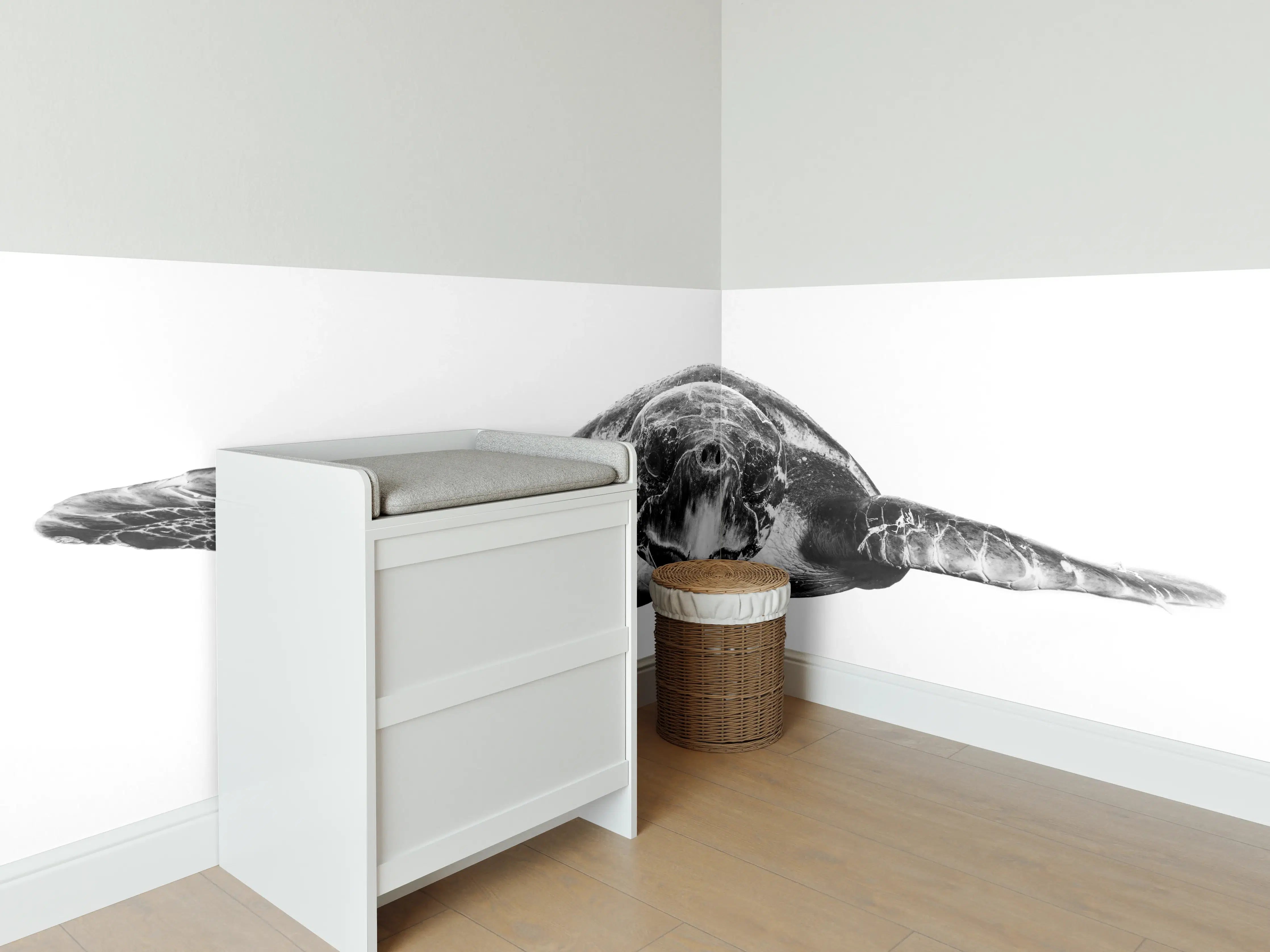 Babyzimmer Wandgestaltung - Schildkröte