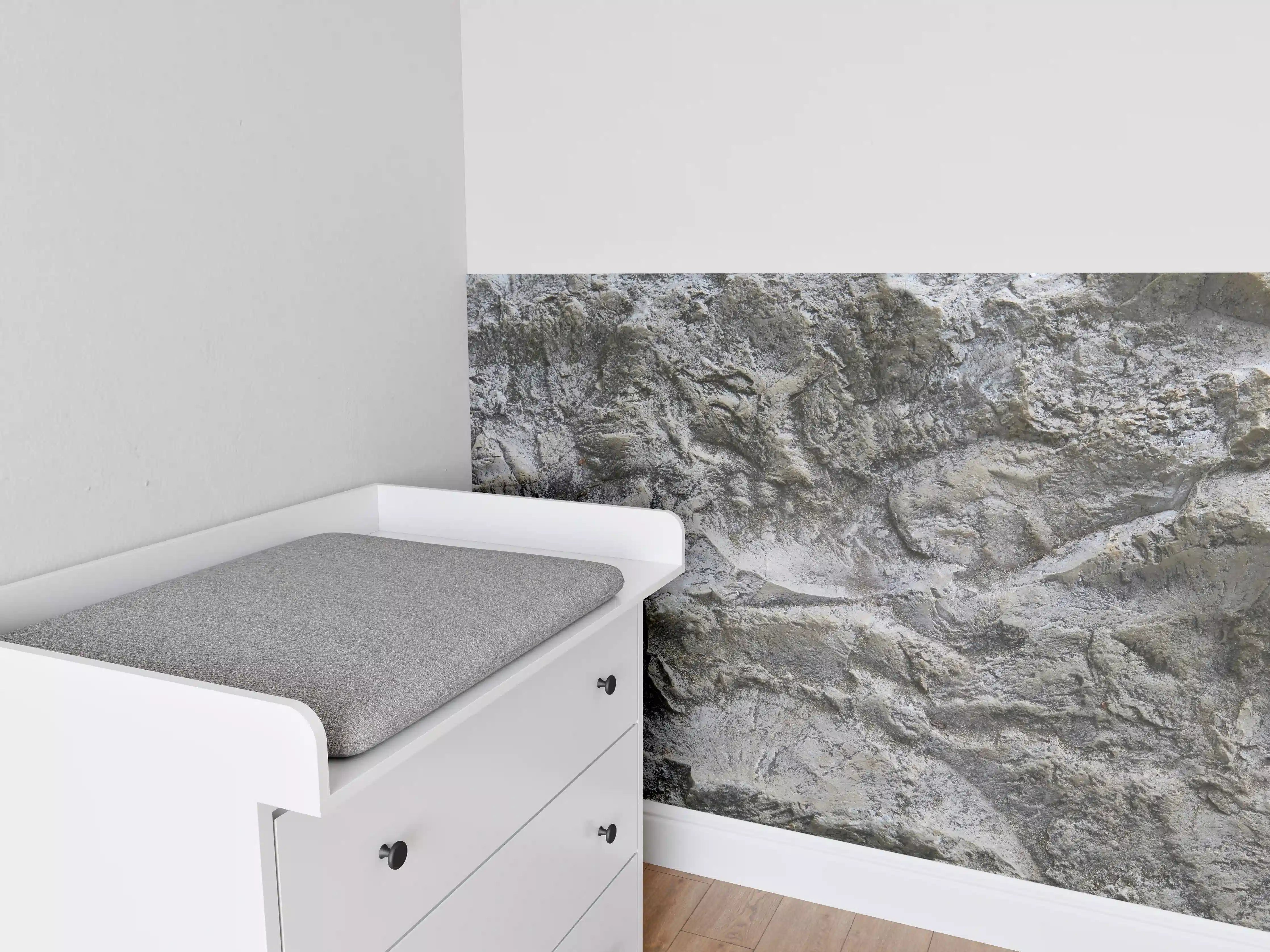 Babyzimmer Wandgestaltung - Schöne Felsstruktur - Granit