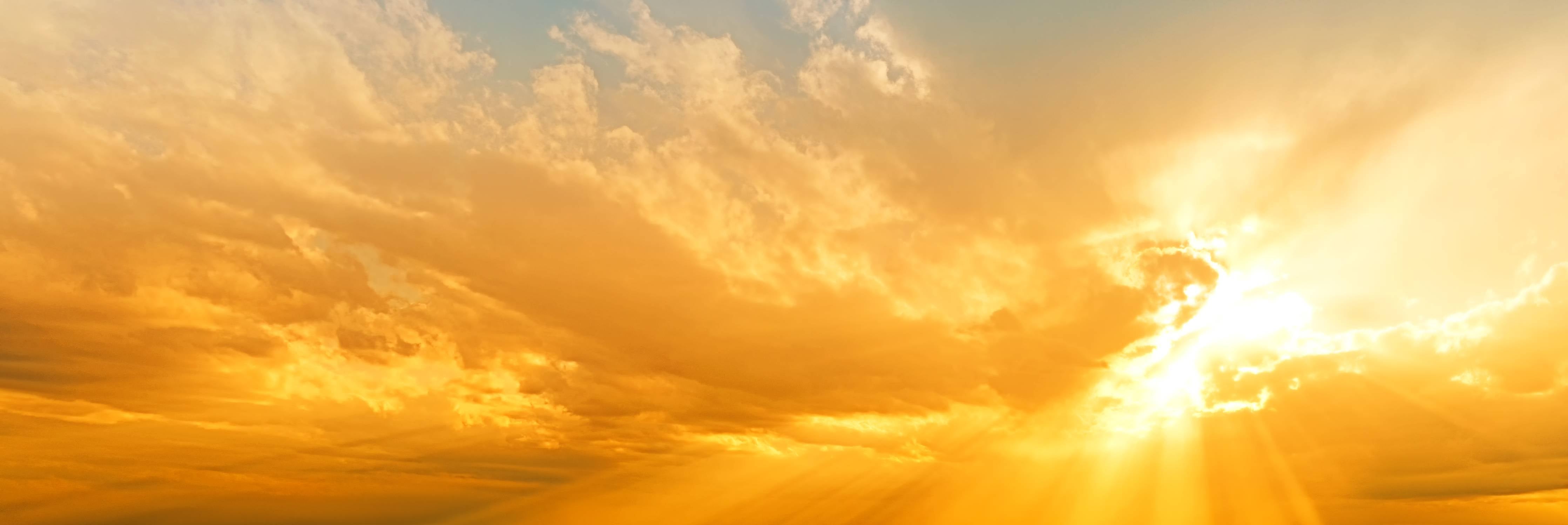 Babyzimmer Wandgestaltung-Schöner Blick auf Sonnenuntergang