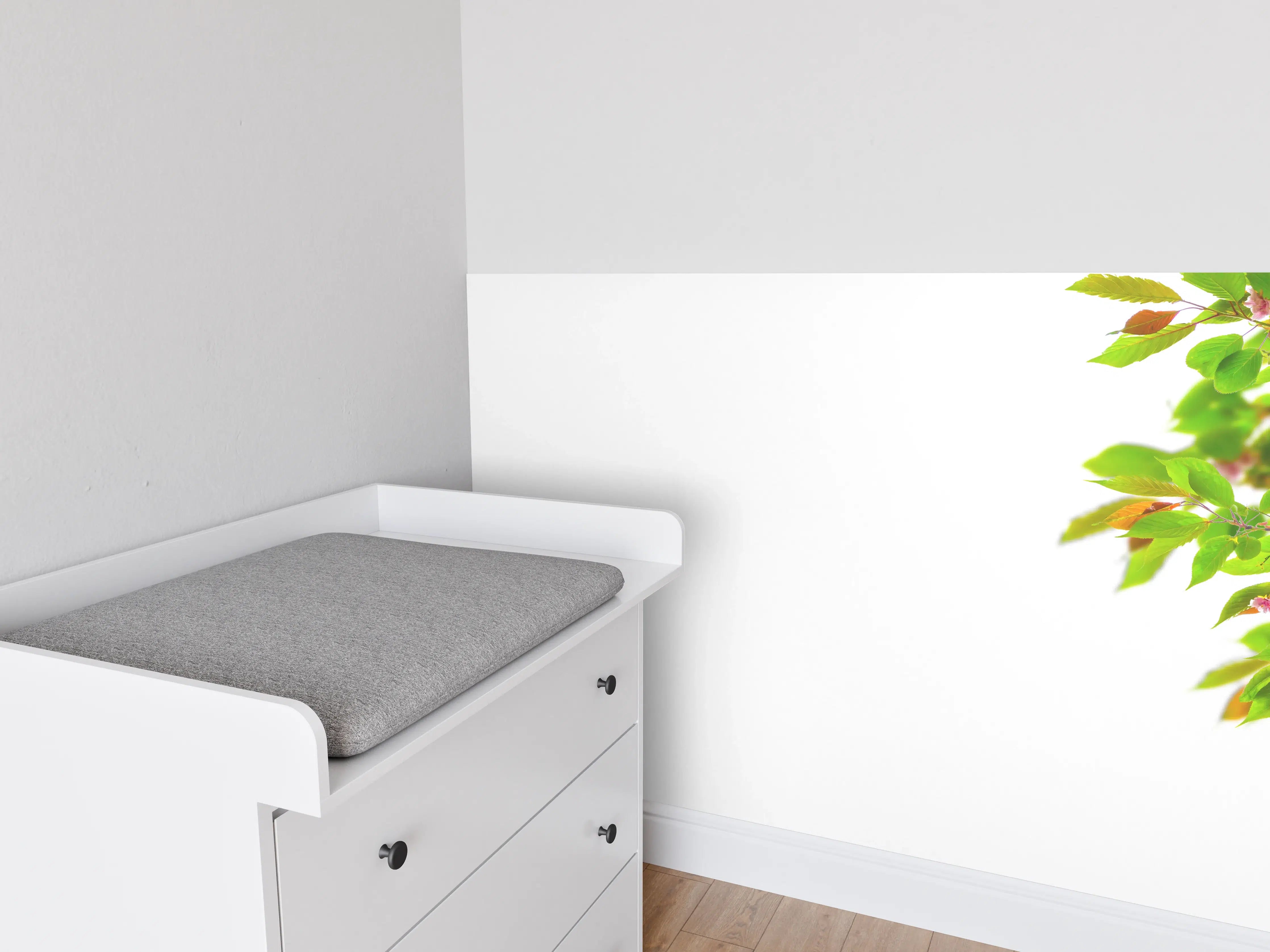 Babyzimmer Wandgestaltung - Schöner Kirschblütenast