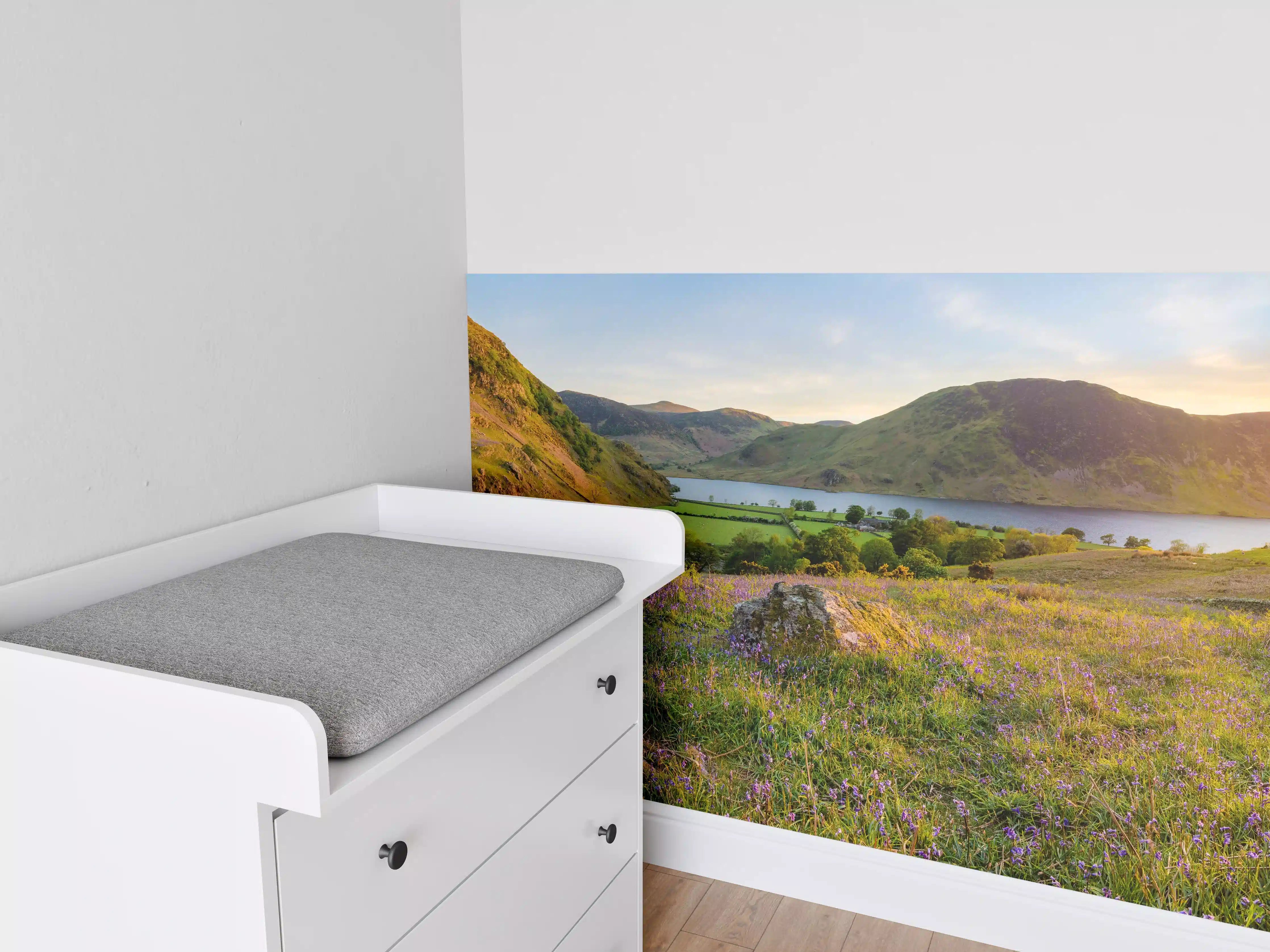 Babyzimmer Wandgestaltung - Schöner Sonnenuntergang bei Rannerdale Knots