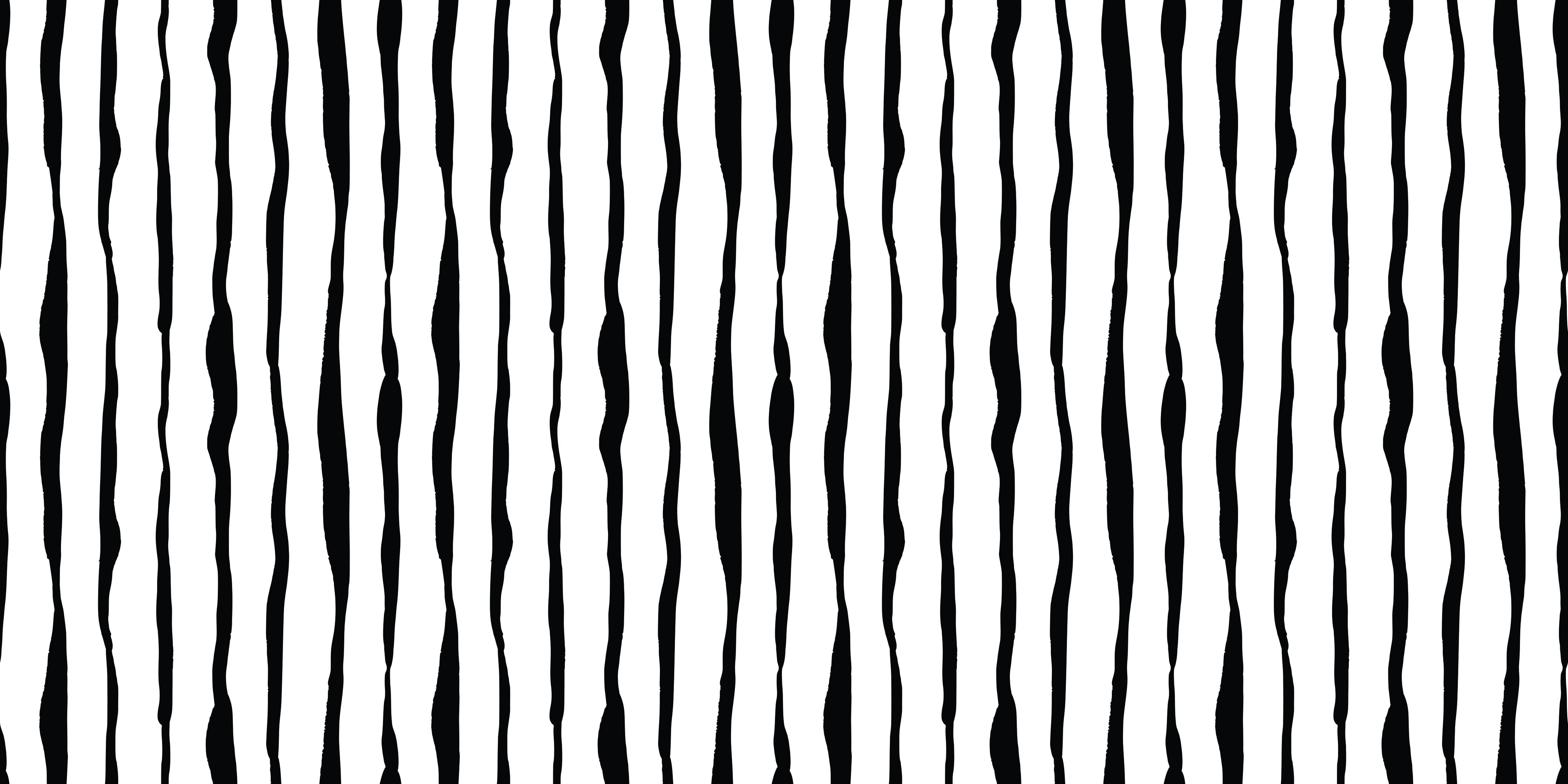 Babyzimmer Wandgestaltung-Schwarz-Weiß Streifenmuster