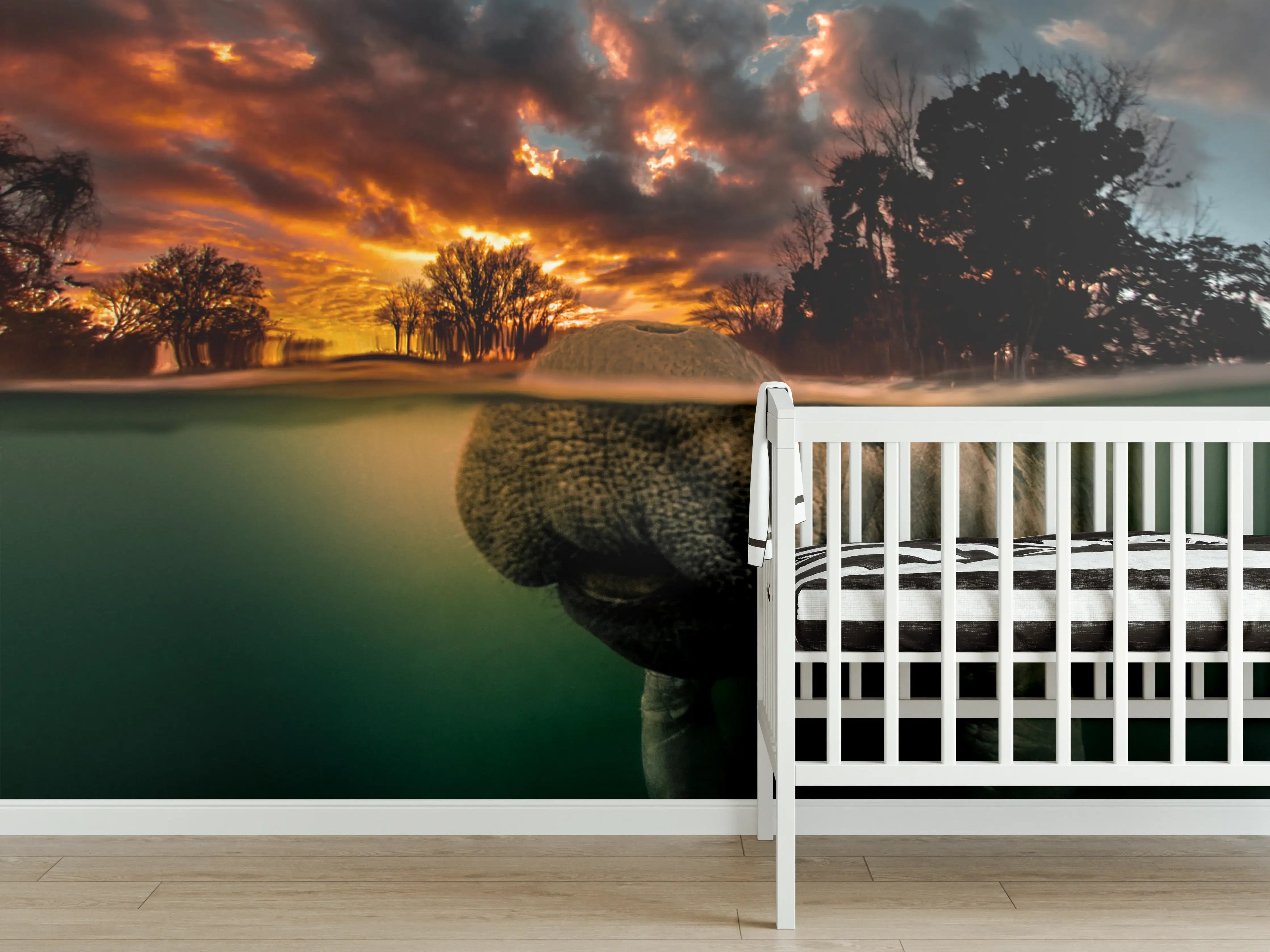 Babyzimmer Wandgestaltung - Seekuh taucht in Florida auf