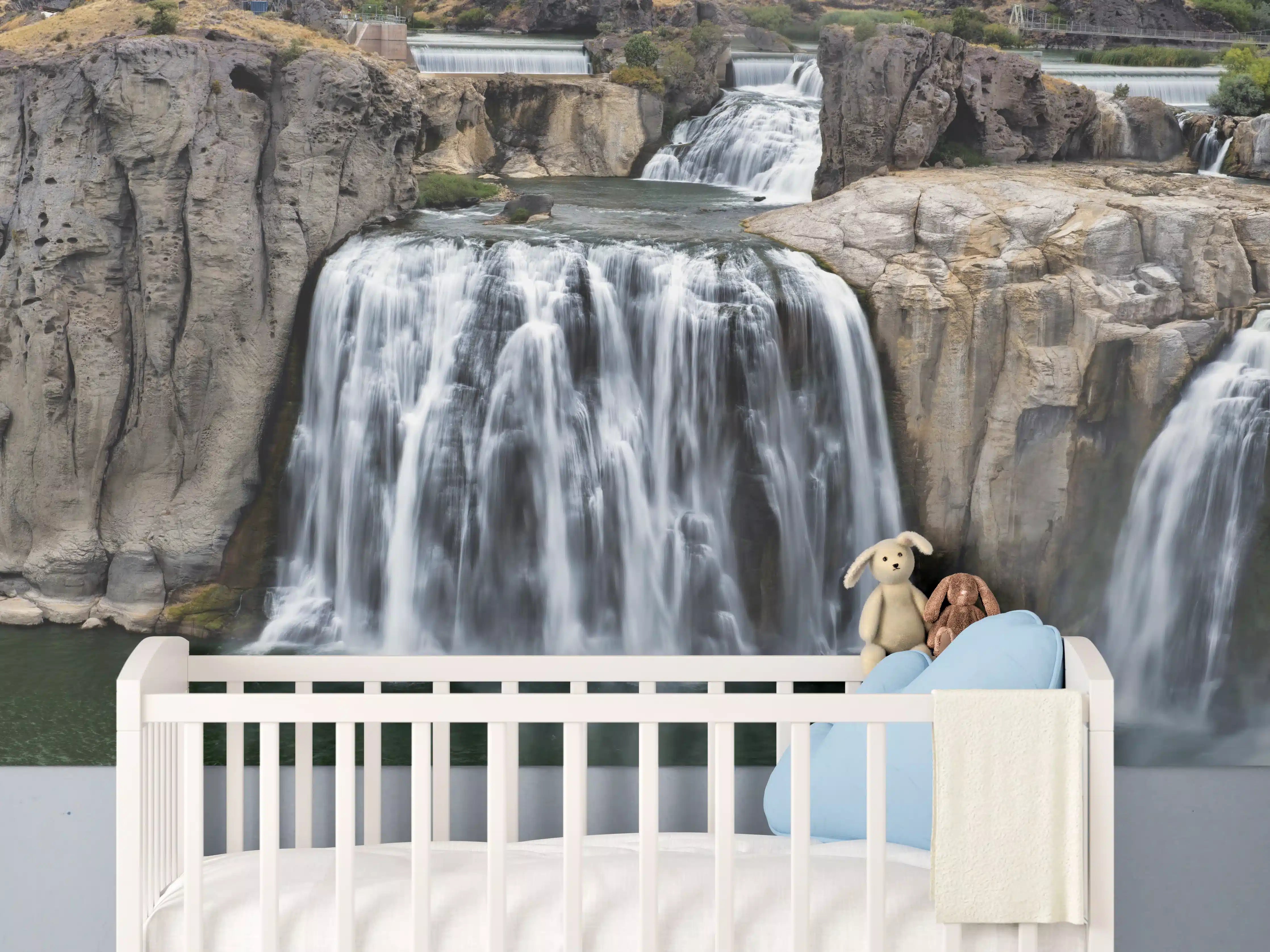 Babyzimmer Wandgestaltung - Shoshone Wasserfall