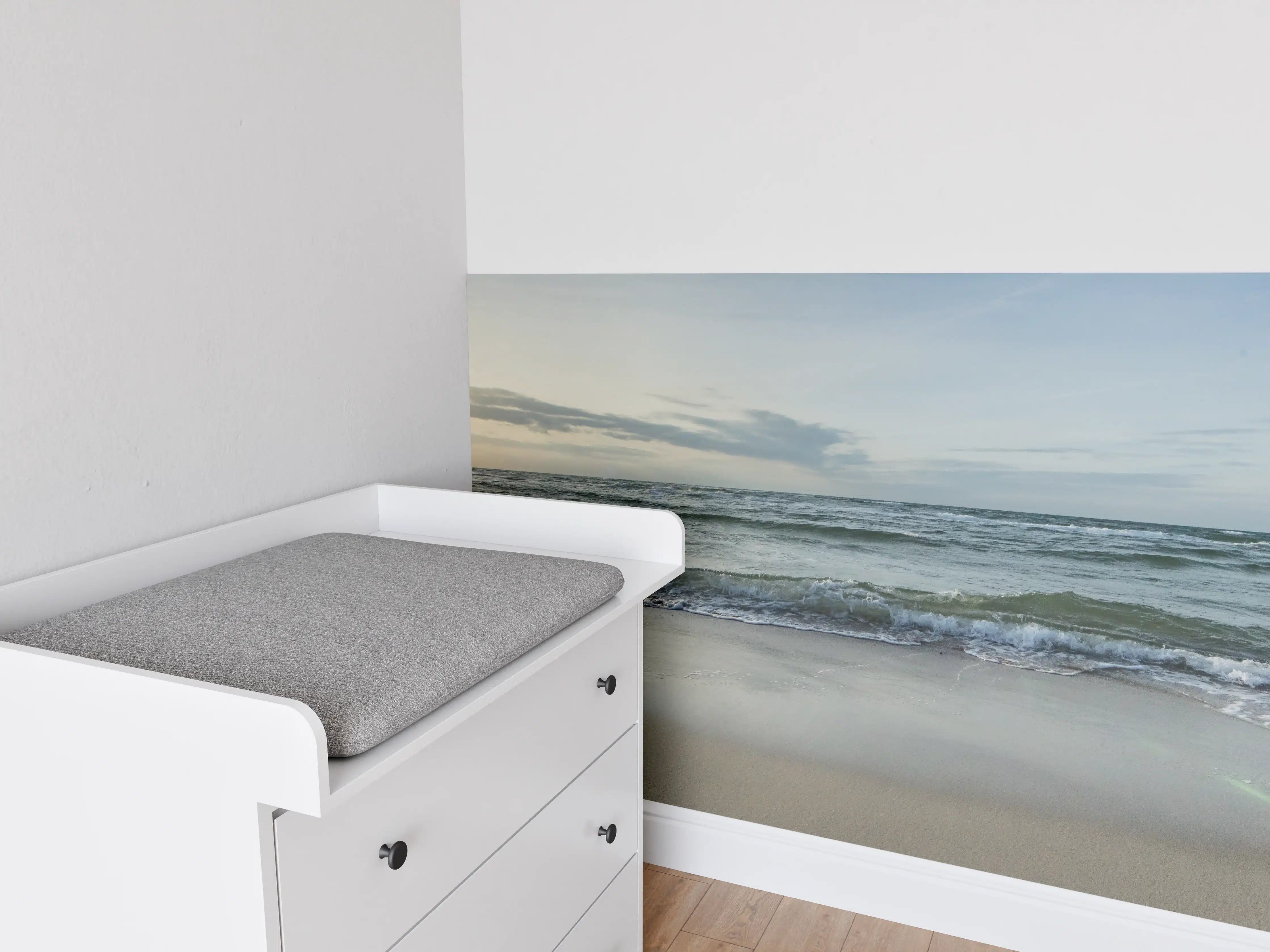 Babyzimmer Wandgestaltung - Sonnenaufgang in Griechenland