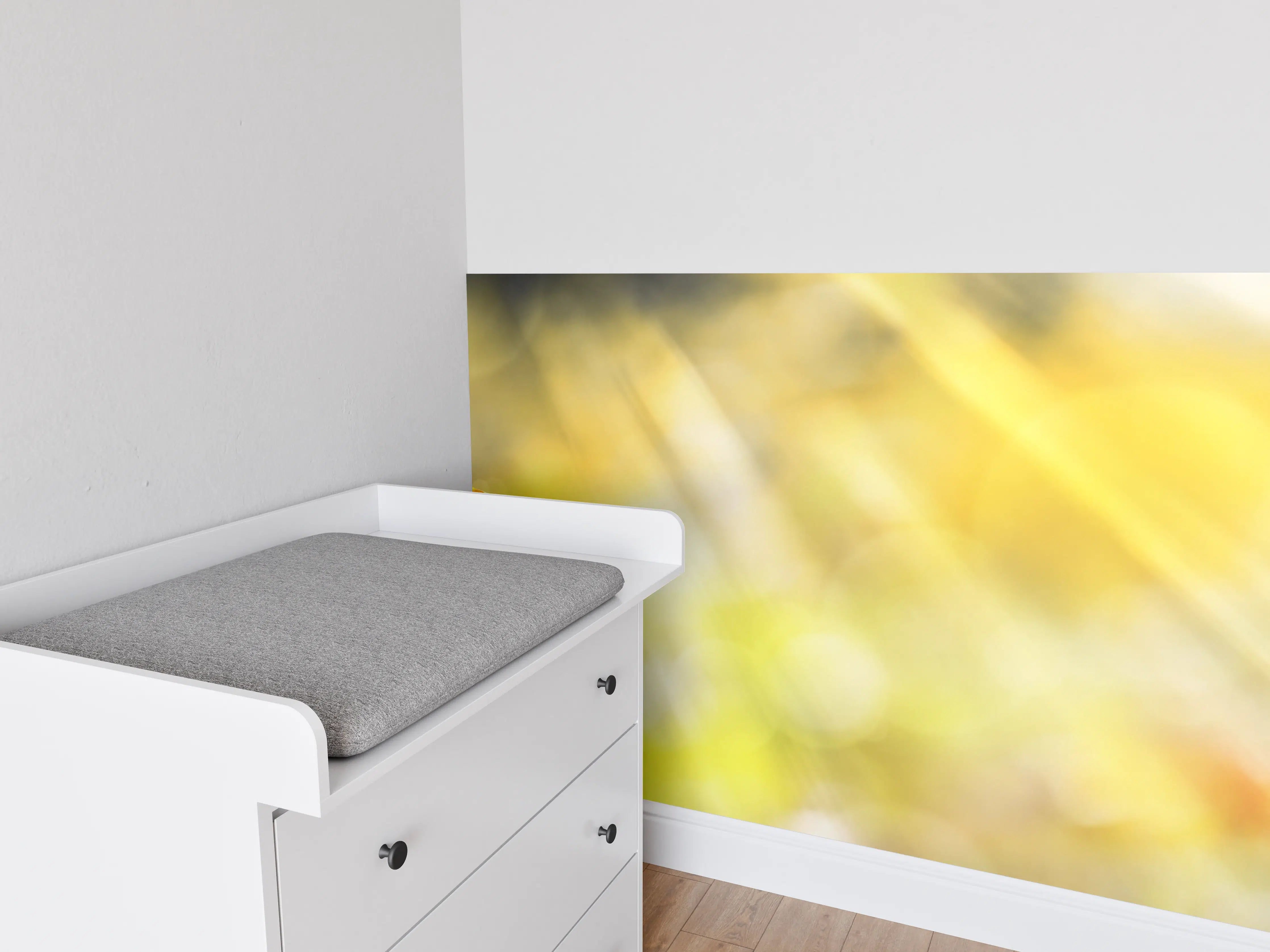 Babyzimmer Wandgestaltung - Sonnenblume