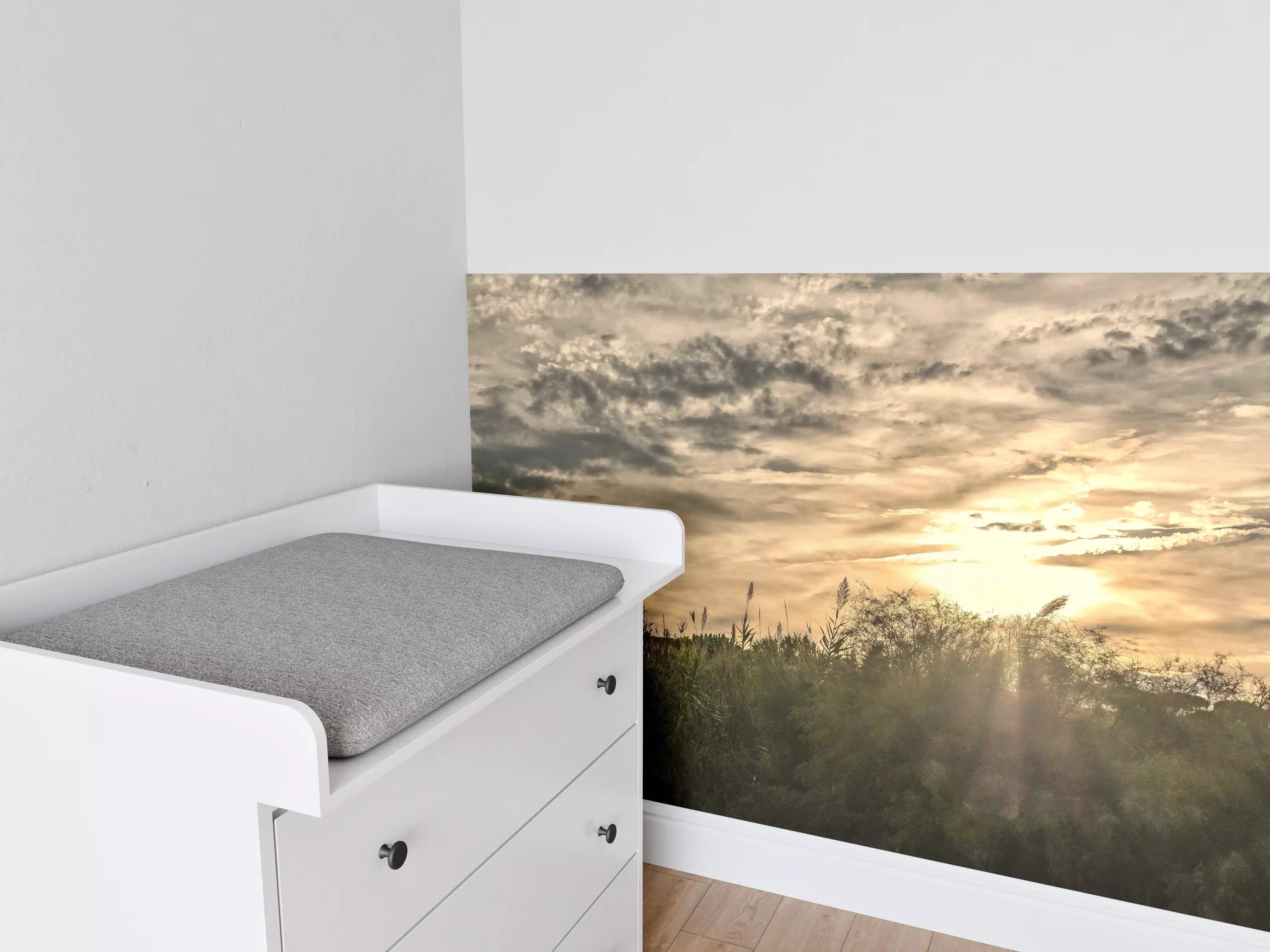 Babyzimmer Wandgestaltung - Sonnenuntergang am Pampelonne in Saint Tropez