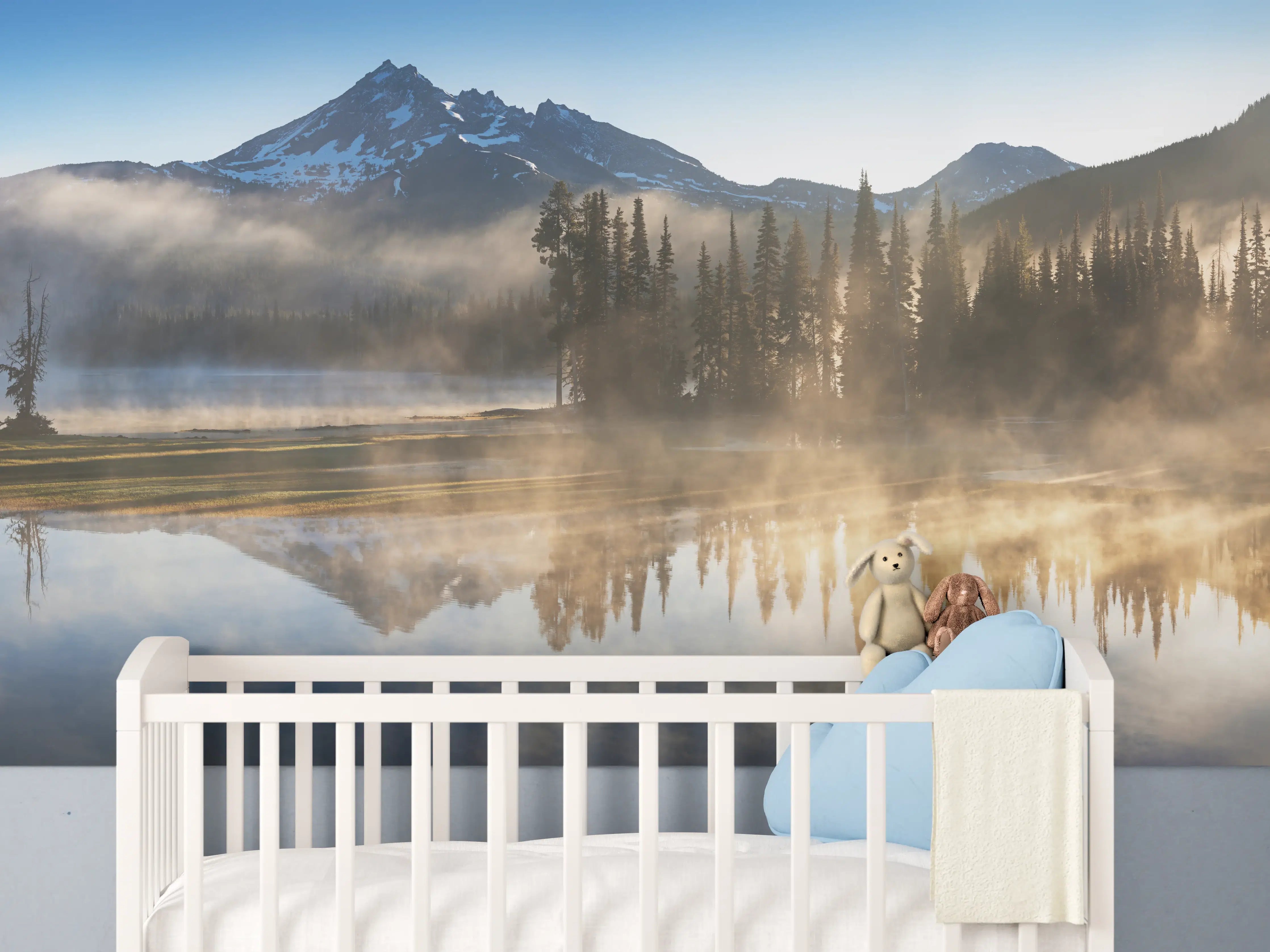 Babyzimmer Wandgestaltung - South Sister & Broken - Spar