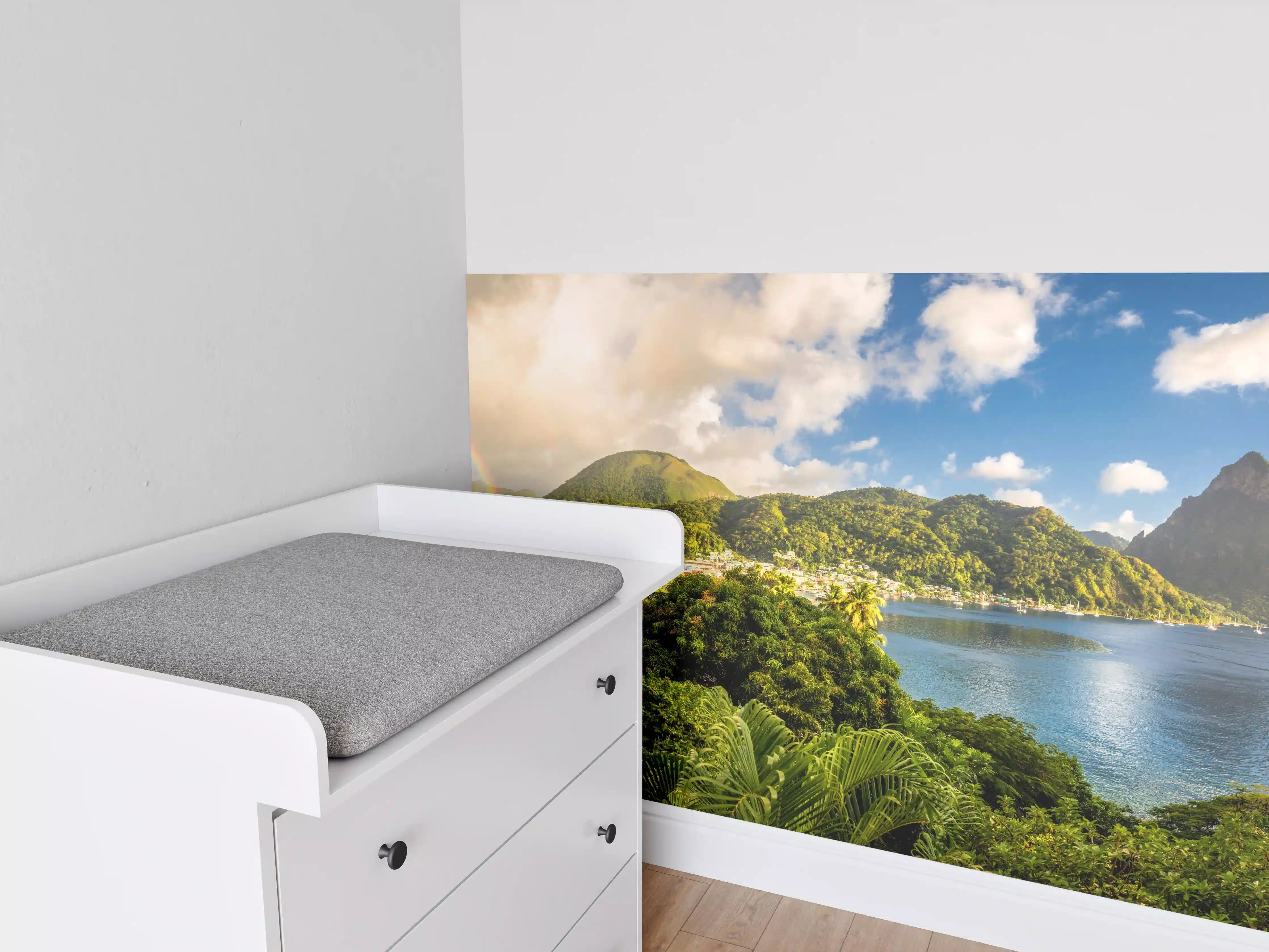 Babyzimmer Wandgestaltung - St. Lucia - Karibisches Meer