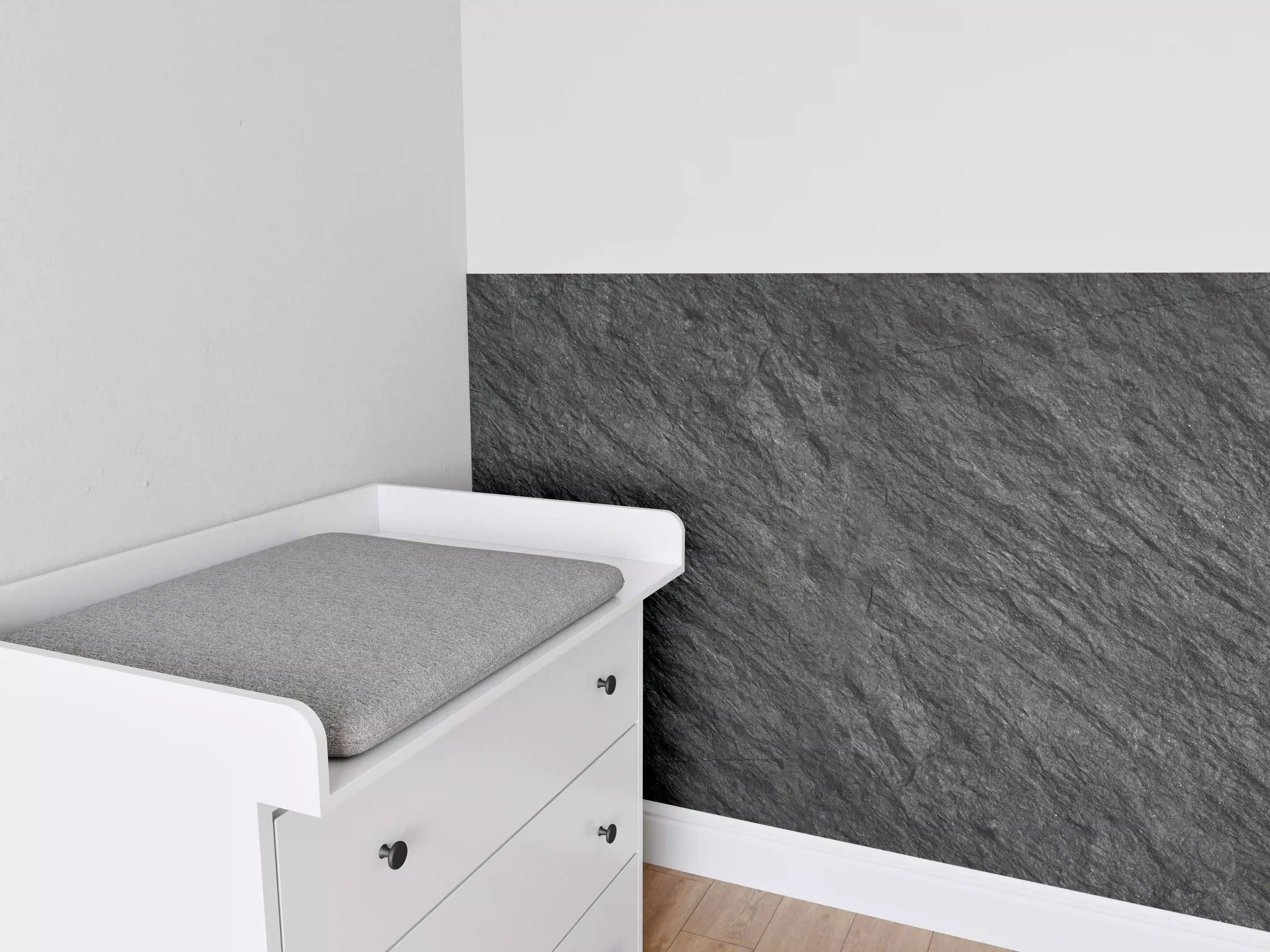 Babyzimmer Wandgestaltung - Steintextur mit Rissen
