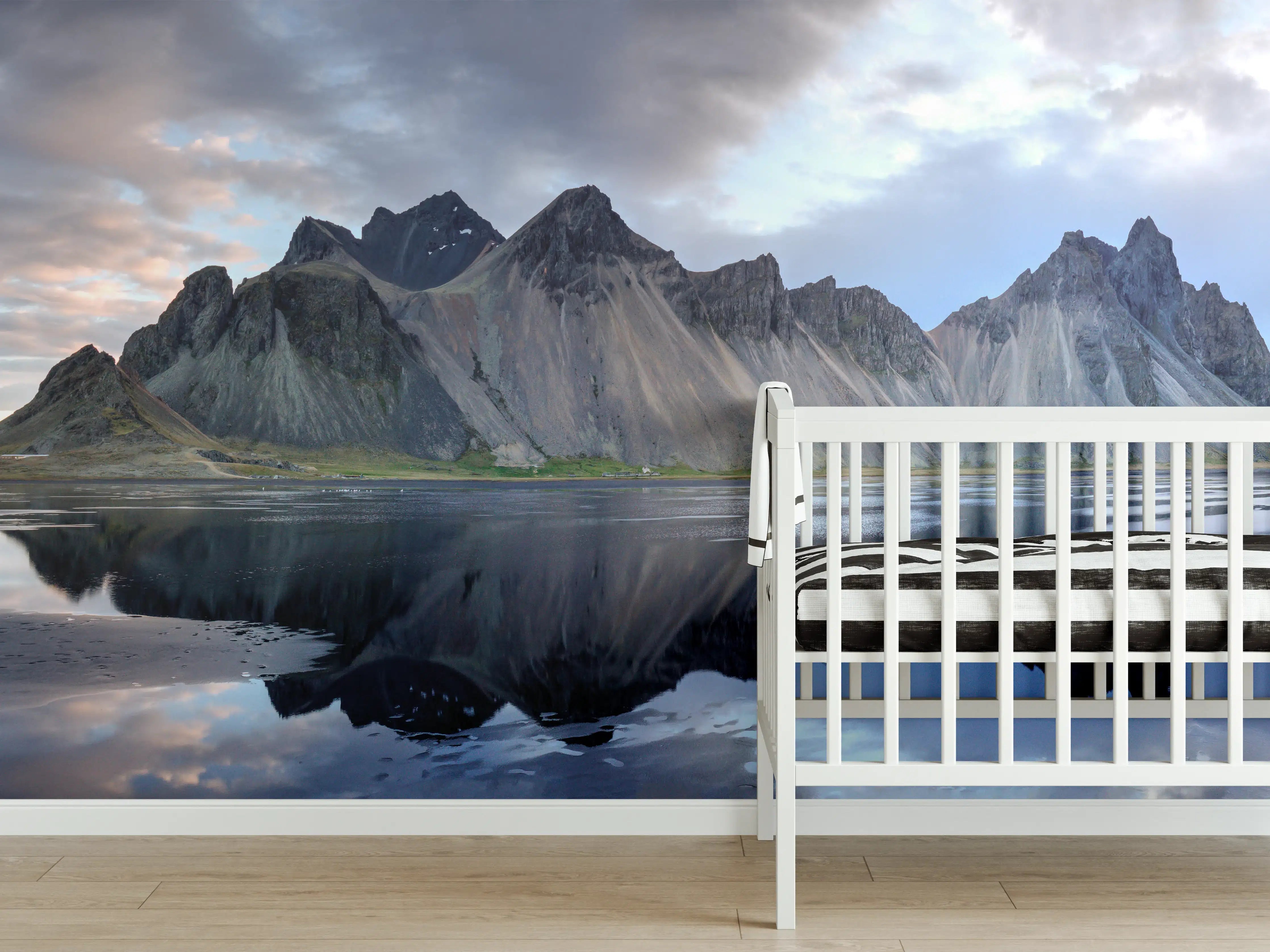 Babyzimmer Wandgestaltung - Stokksnes an der isländischen Küste