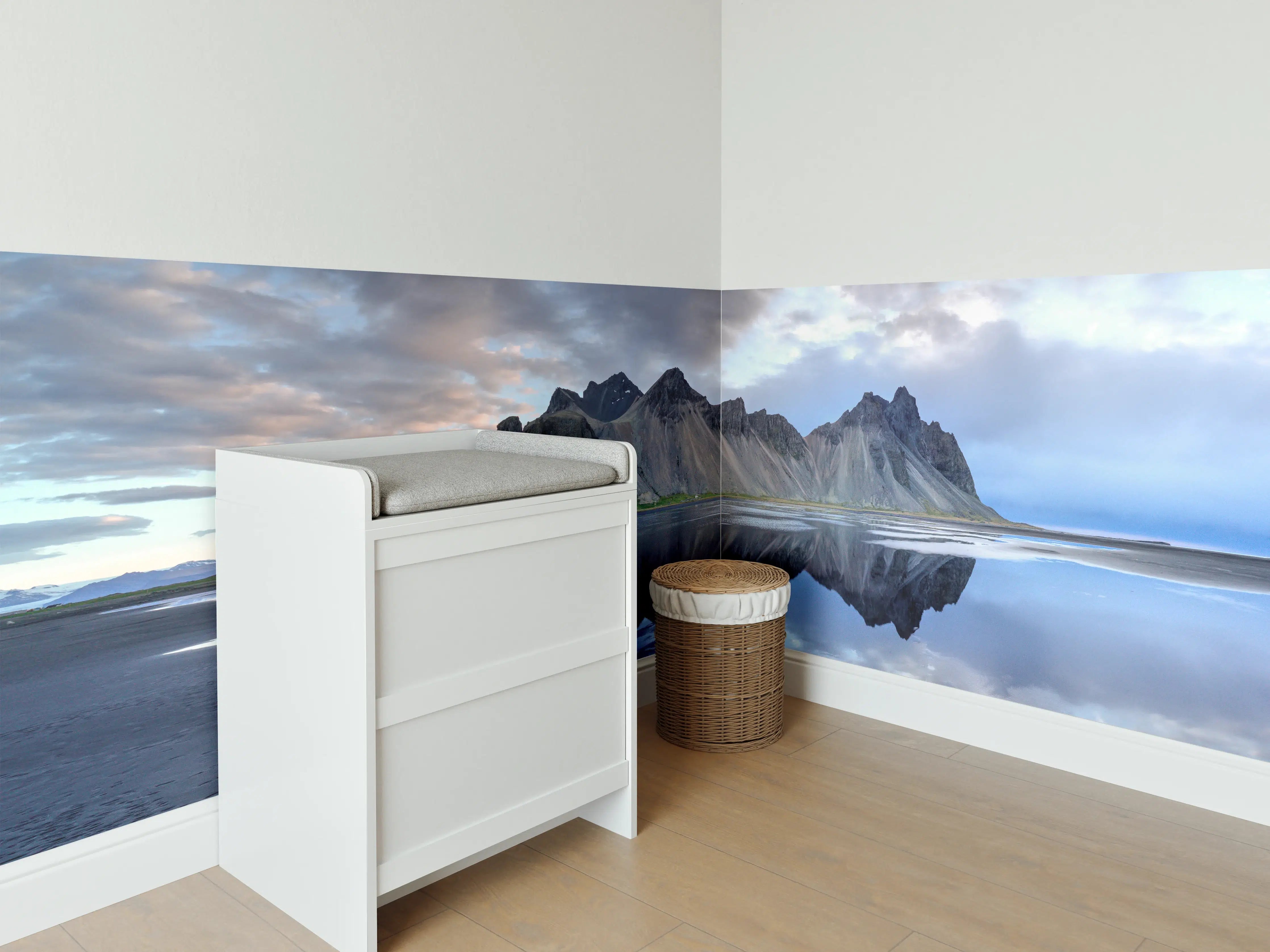 Babyzimmer Wandgestaltung - Stokksnes an der isländischen Küste