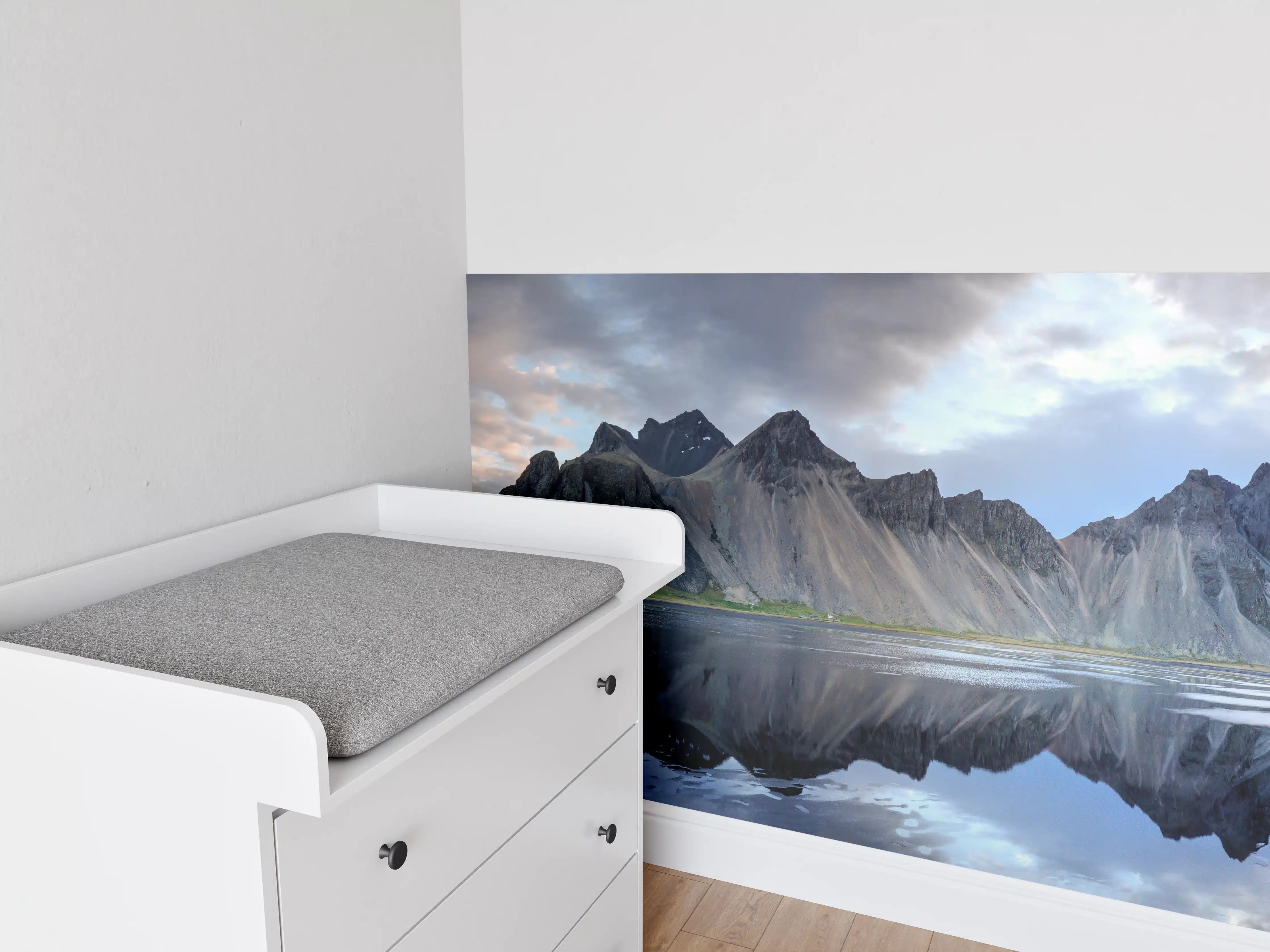 Babyzimmer Wandgestaltung - Stokksnes an der isländischen Küste