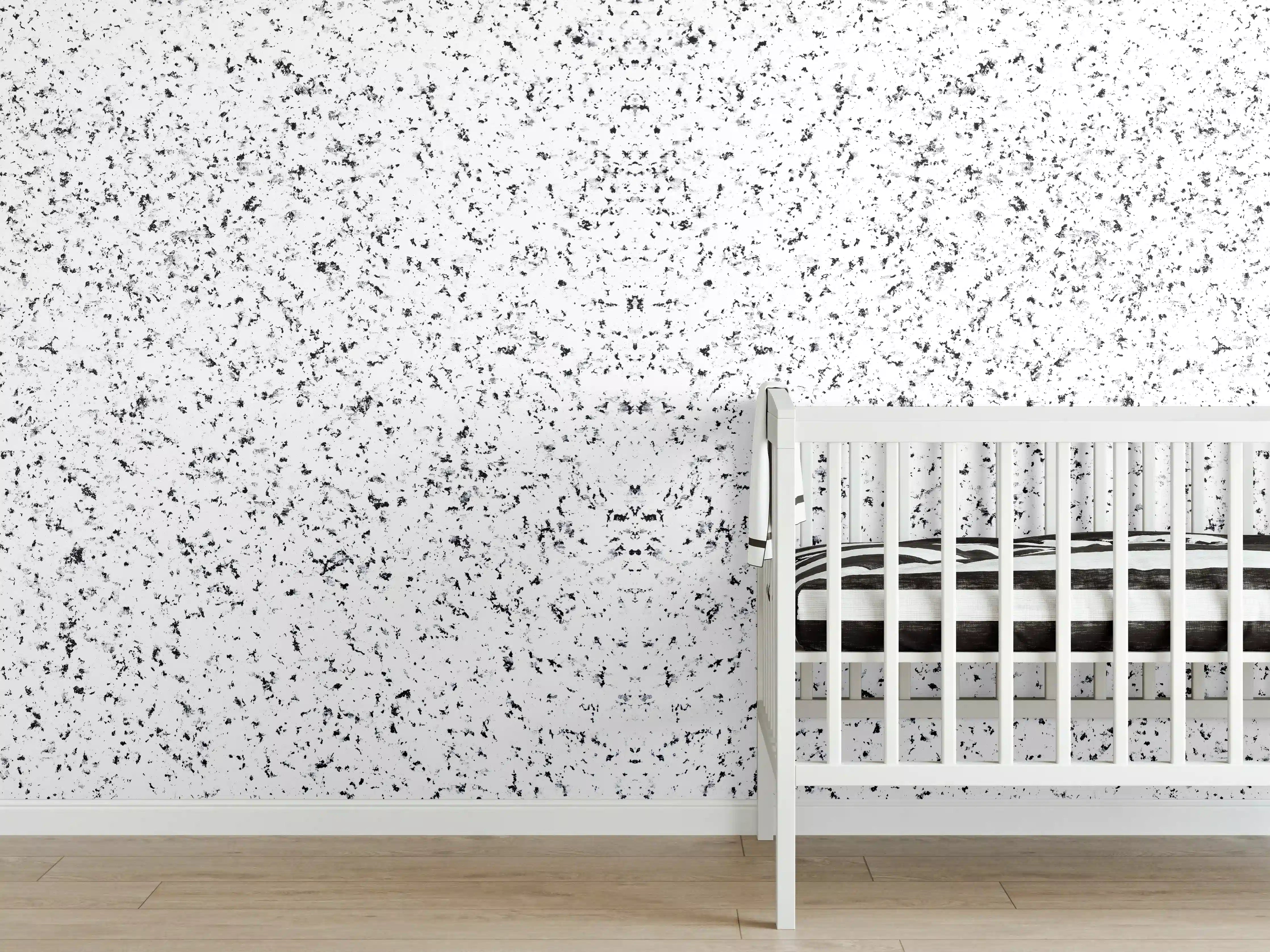 Babyzimmer Wandgestaltung - Terrazzo Granit Textur